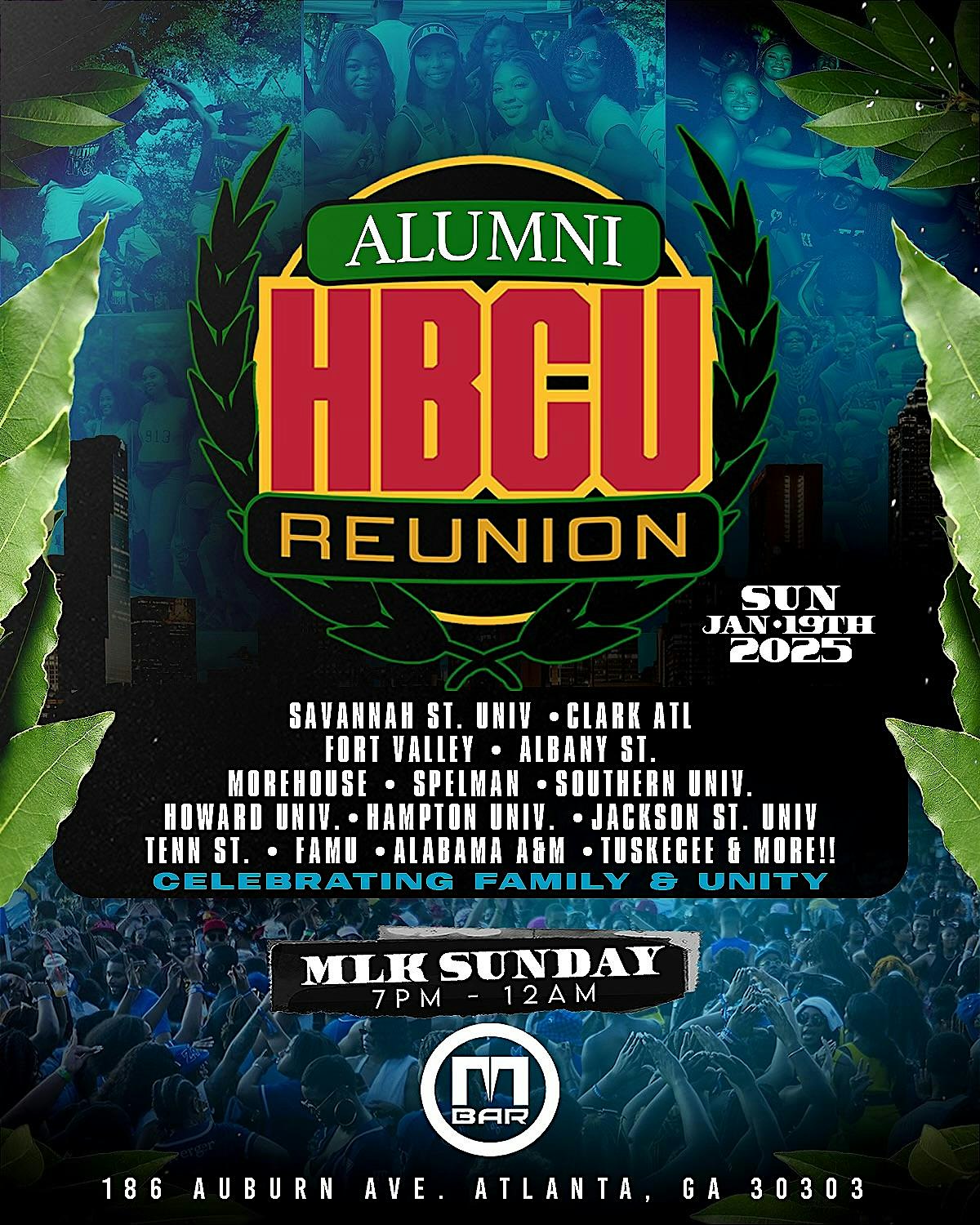 HBCU ALUMNI REUNION – Atlanta, GA