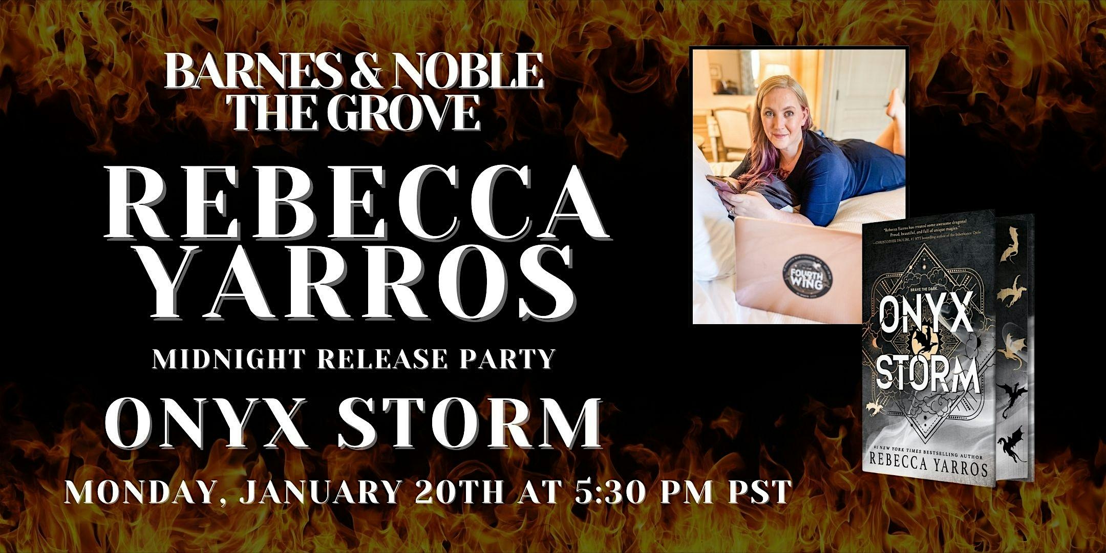 Rebecca Yarros and the Midnight Release of ONYX STORM at B&N The Grove – Los Angeles, CA