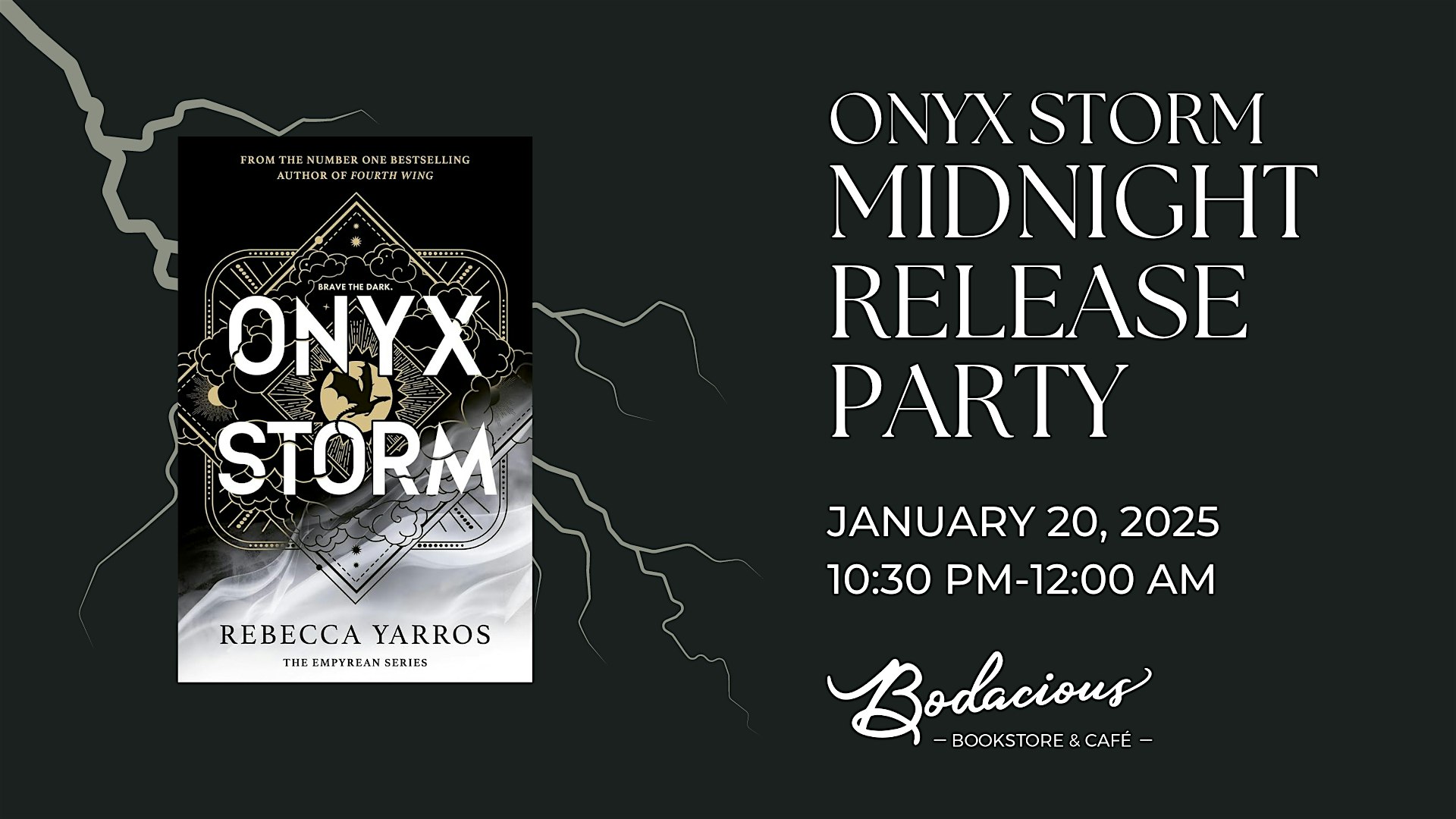 Onyx Storm Midnight Release Party at Bodacious Bookstore – Pensacola, FL