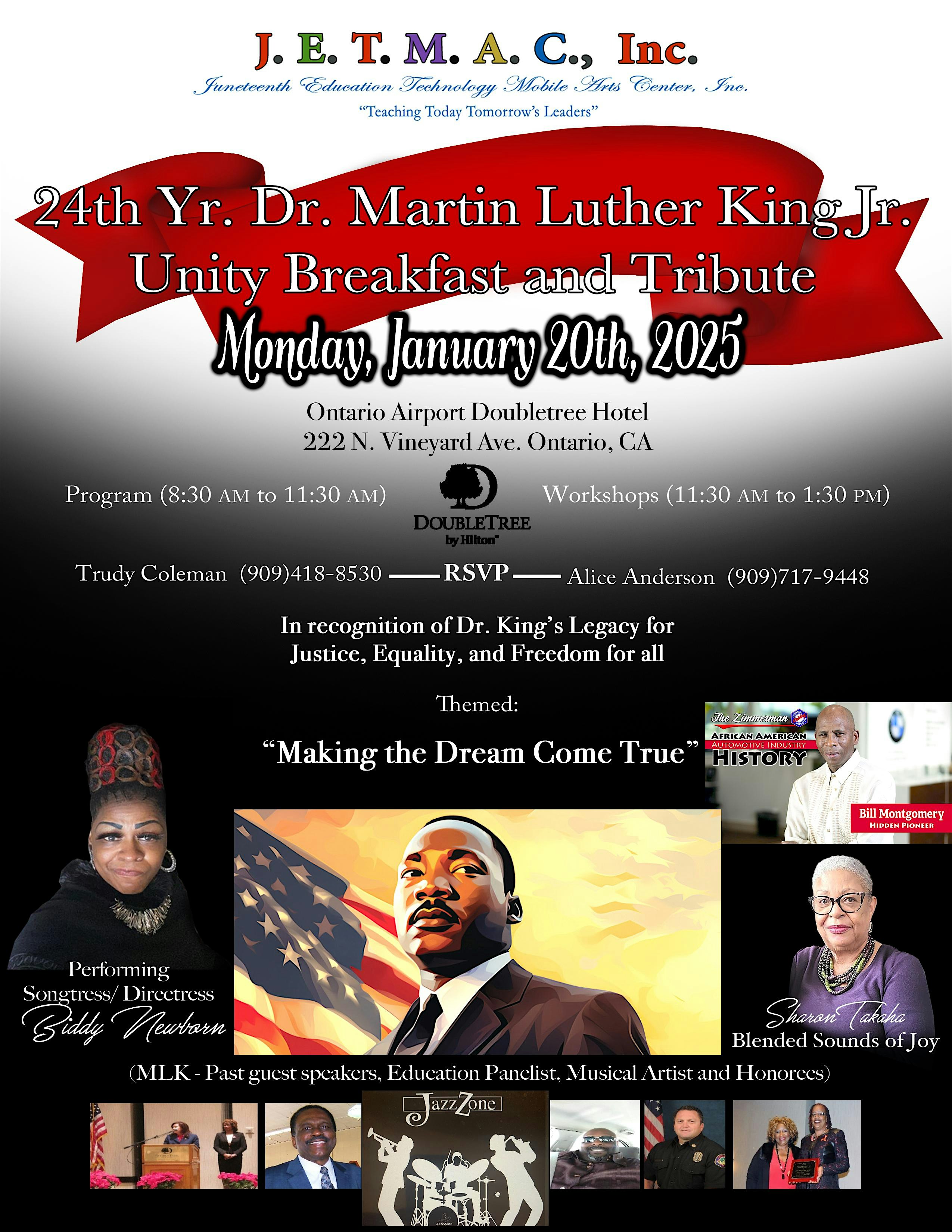 24TH YEAR – DR. MARTIN LUTHER KING JR. UNITY BREAKFAST AND TRIBUTE – Ontario, CA