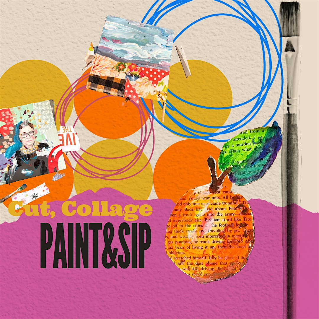 New Year, New Art! Cut, Collage, Paint and Sip at Laughing Sun! – Bismarck, ND