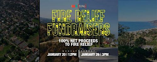 We 2 Bomb Fire Relief Fundraisers | January 20 & 26 – Hollywood, CA