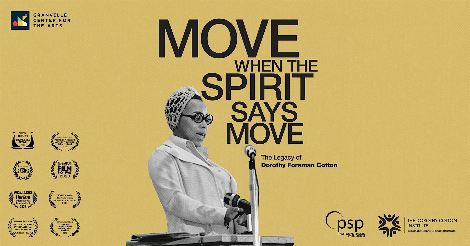 MLK Day Freedom Film Screening: “Move When the Spirit Says Move” – Granville, OH