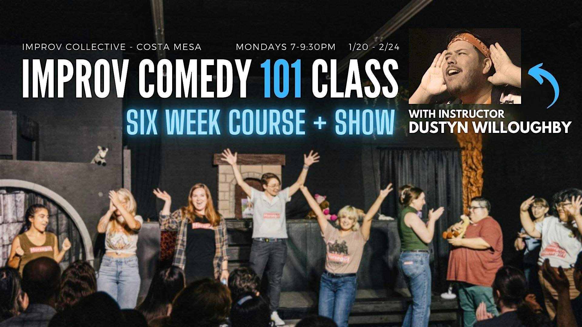 Intro to Improv Class – Monday Nights – Costa Mesa,