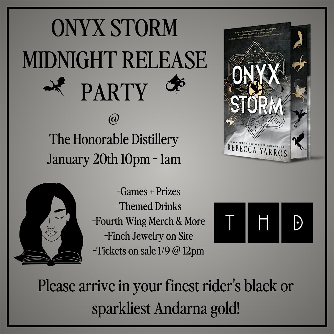 Onyx Storm Midnight Release Party – Marquette, MI