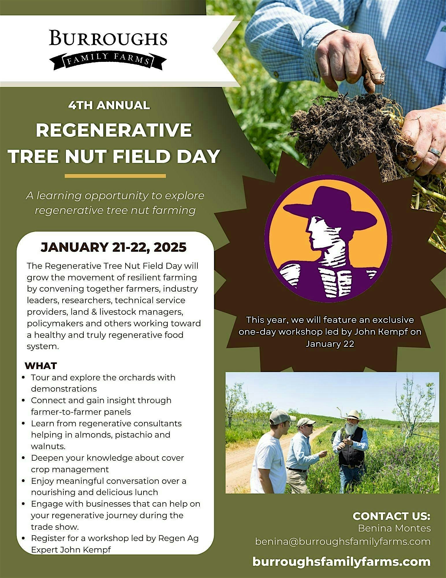 2025 Regenerative Tree Nut Field Day – snelling, CA