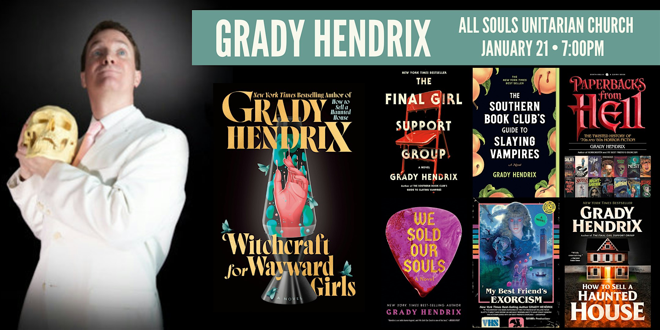 Grady Hendrix and The Wild World of Witchcraft – LIVE! – Tulsa, OK