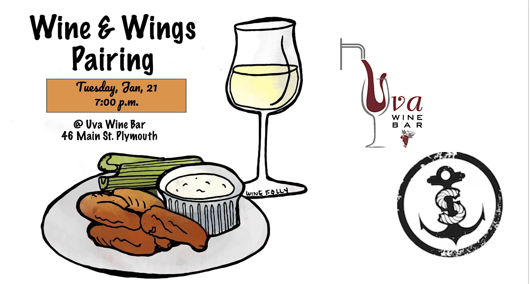 Wine & Wings Pairing! – Plymouth, MA