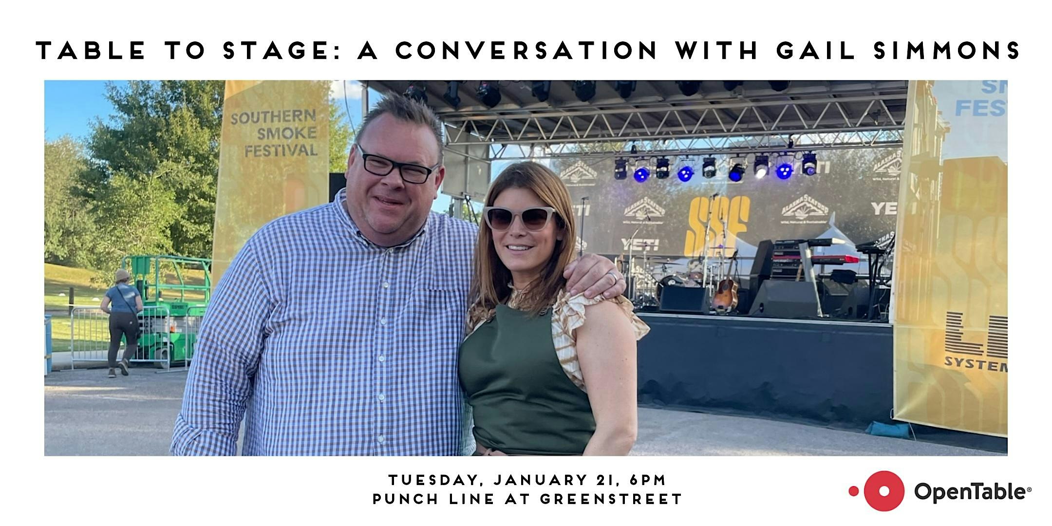 Chris Shepherd’s Table to Stage: A Conversation with Gail Simmons – Houston, TX