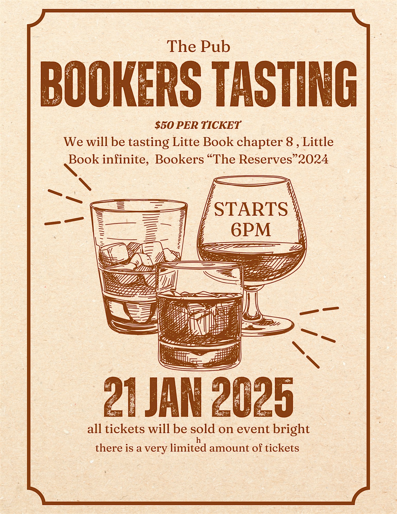 Bookers Tasting – Southport,