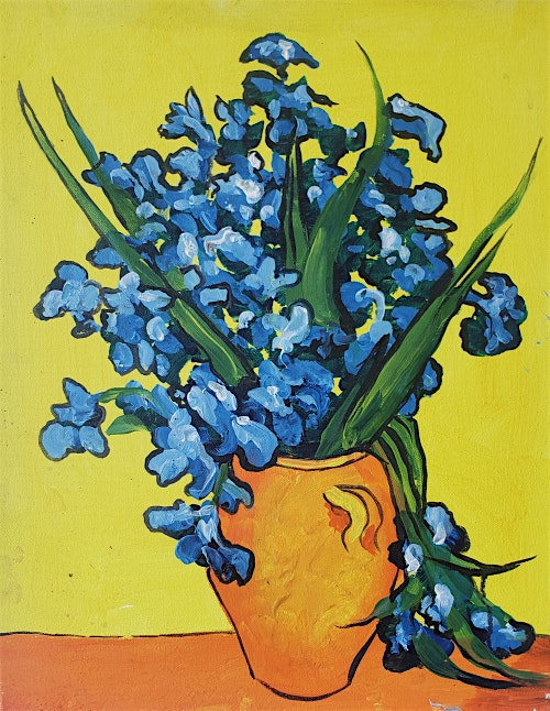 Paint “Irises” Inspired by the amazing Van Gogh – Carmichael, CA