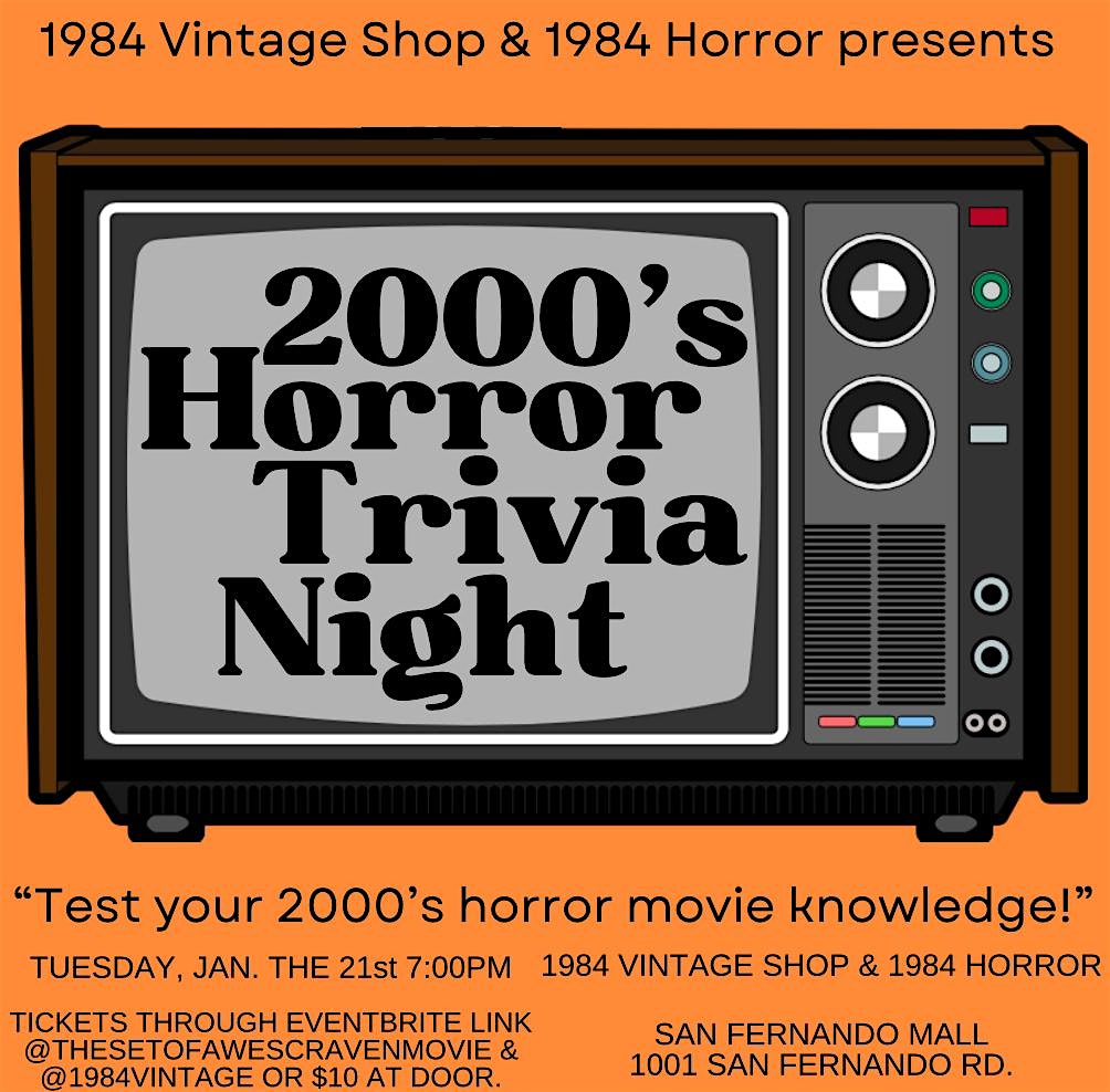 2000s Horror Trivia Night – San Fernando, CA