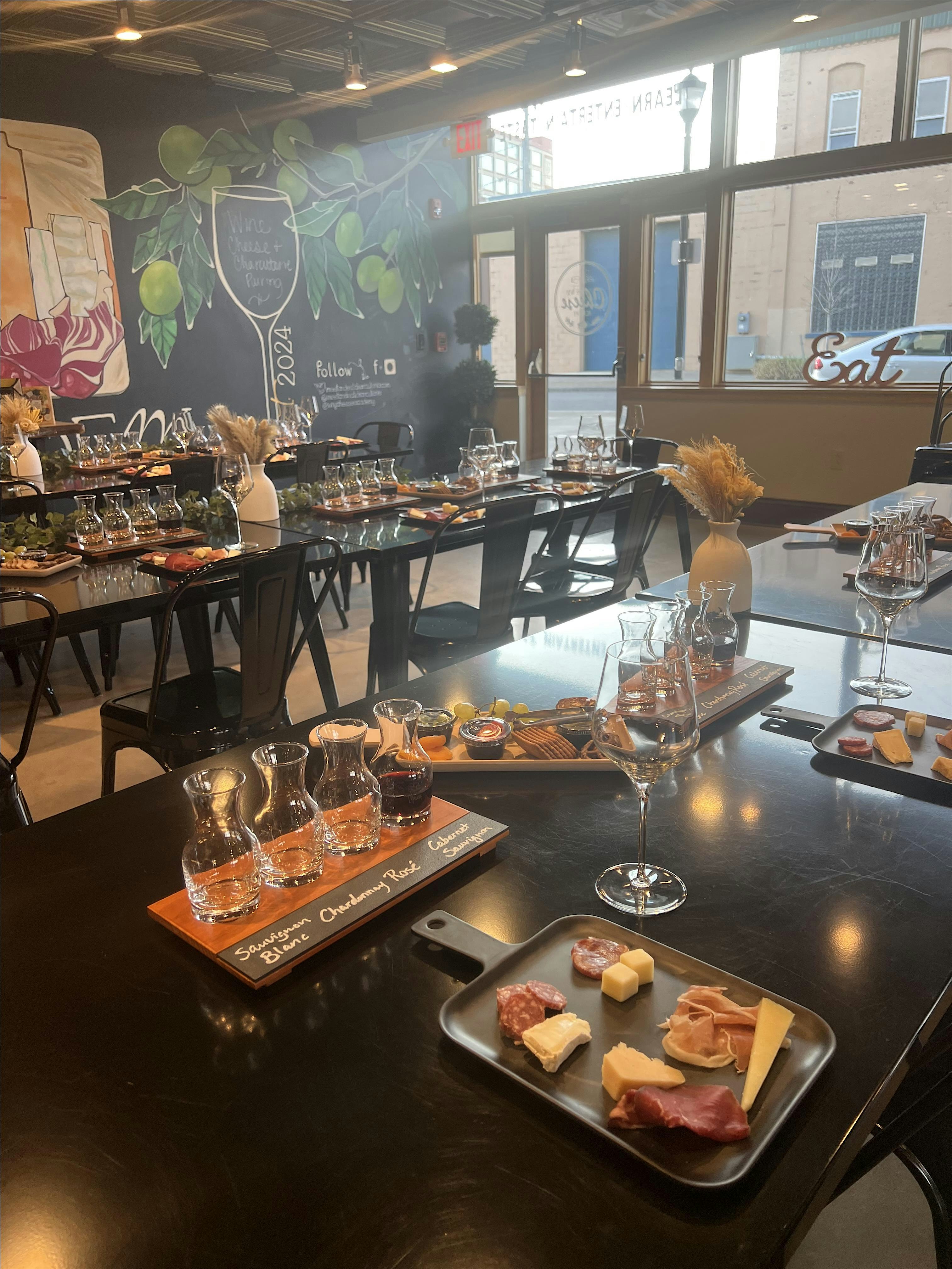 Non-Alcoholic Wine, Cheese and Charcuterie Pairing Class – Buffalo, NY