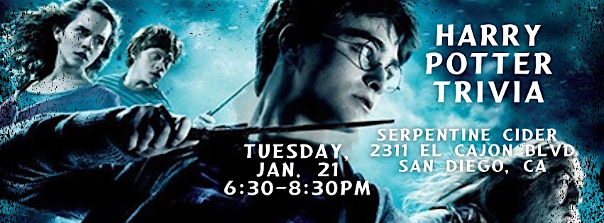 Harry Potter Trivia Night – San Diego, CA