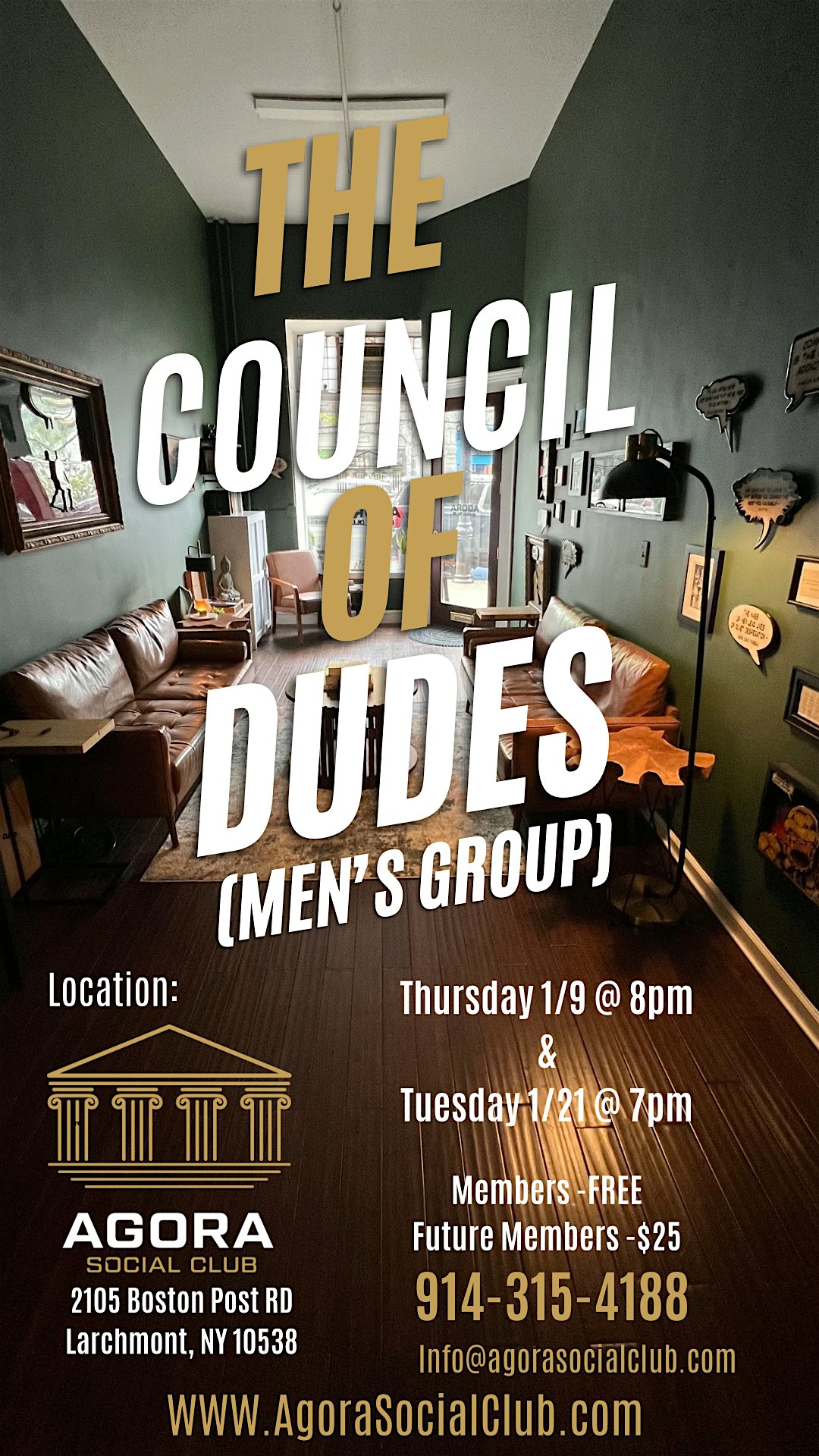 The Council of Dudes Men’s Group – Larchmont, NY