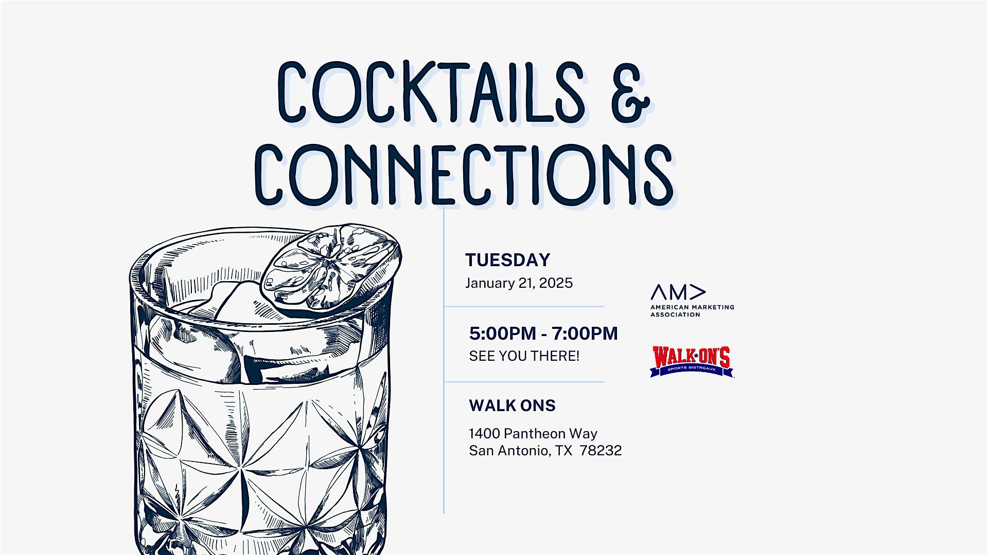 January Cocktails & Connections! – San Antonio, TX