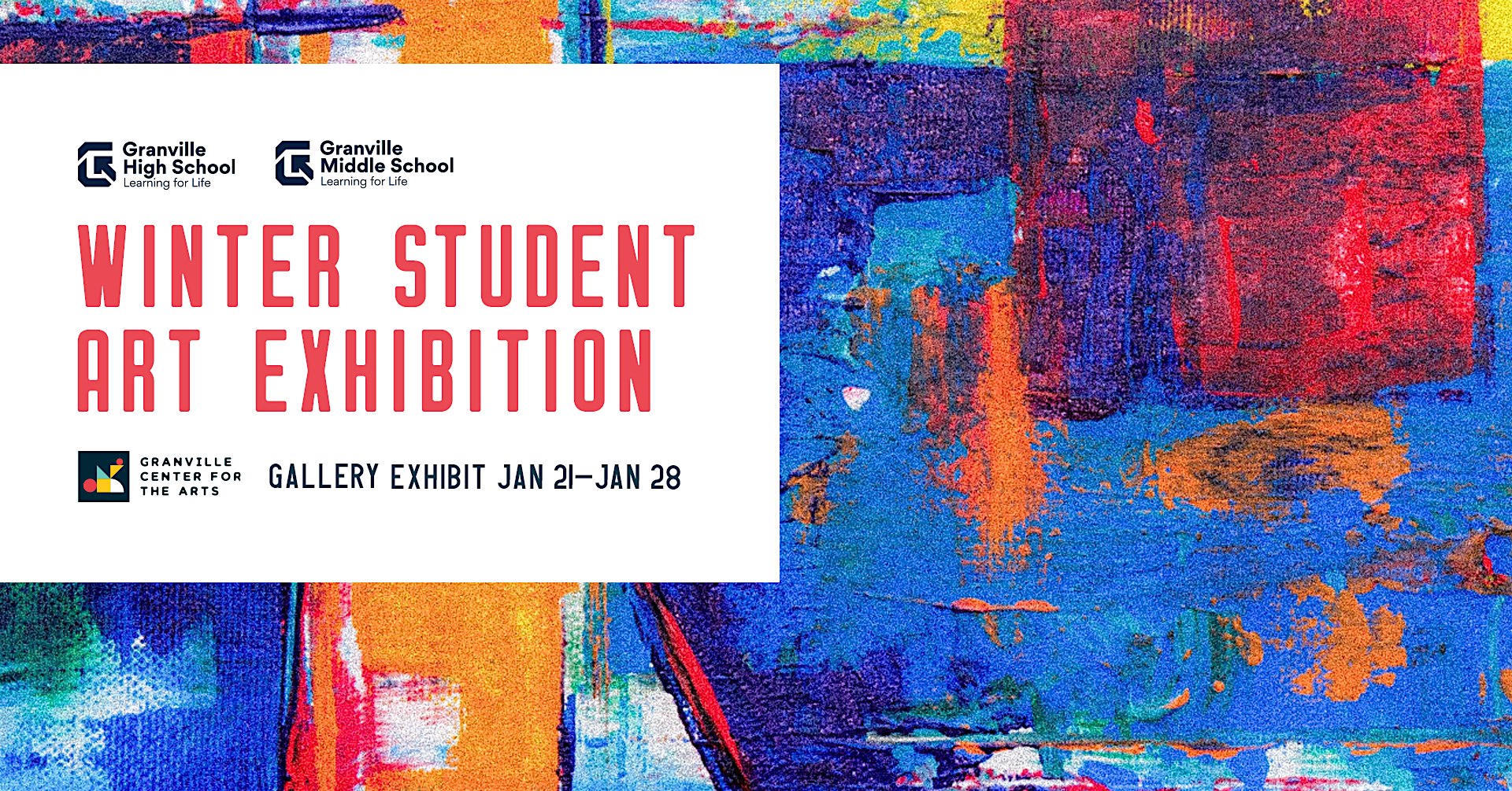 GMS & GHS Winter Student Art Exhibition – Opening Reception – Granville, OH