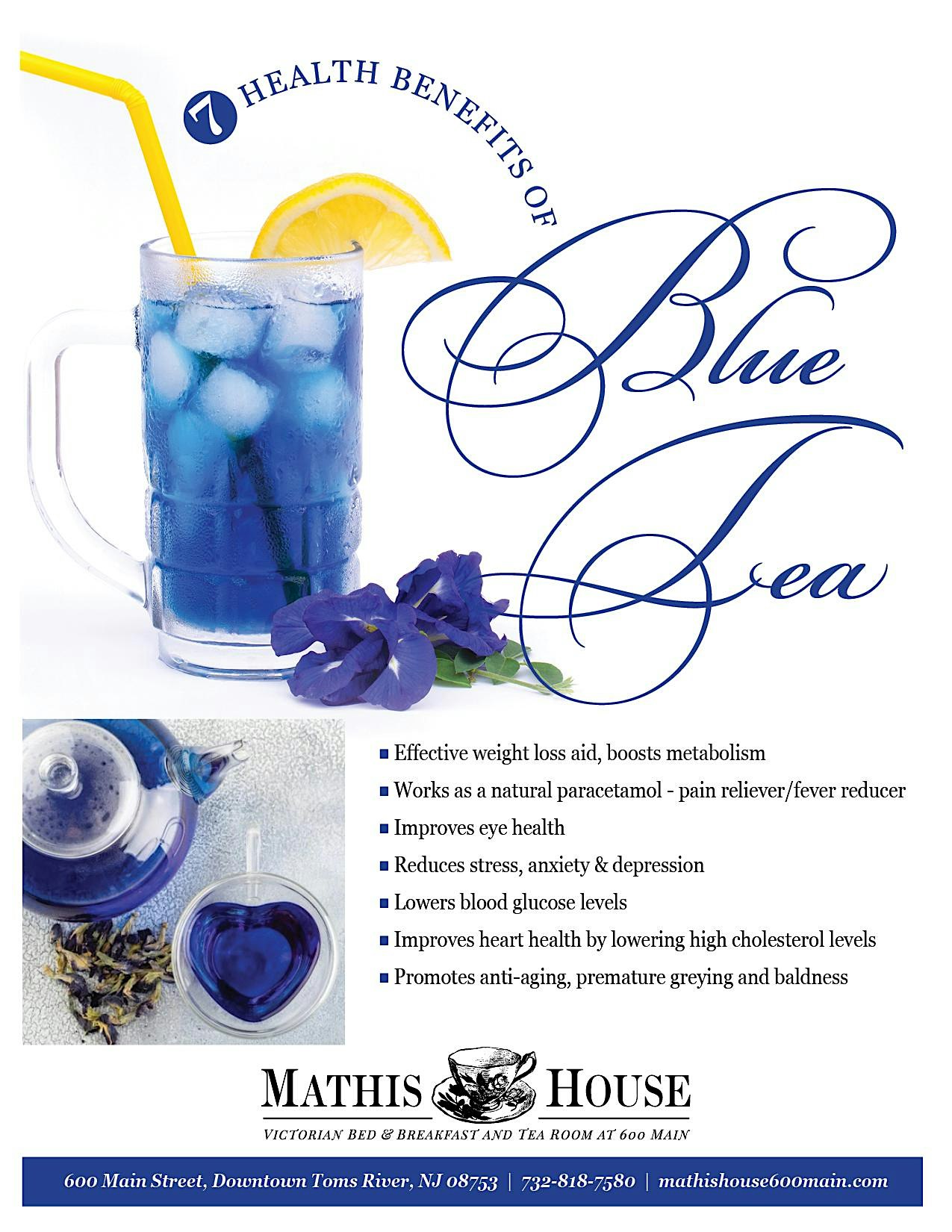 Blue Tea Bingo and Tea Party at the Mathis House – Toms River, NJ