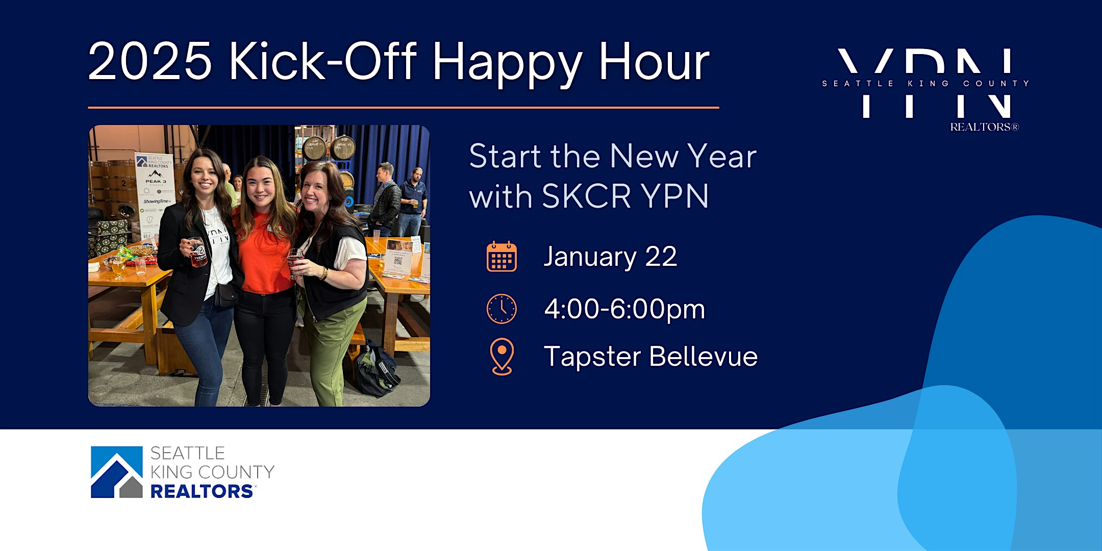 SKCR YPN’s 2025 Kick-Off Happy Hour! – Bellevue, WA