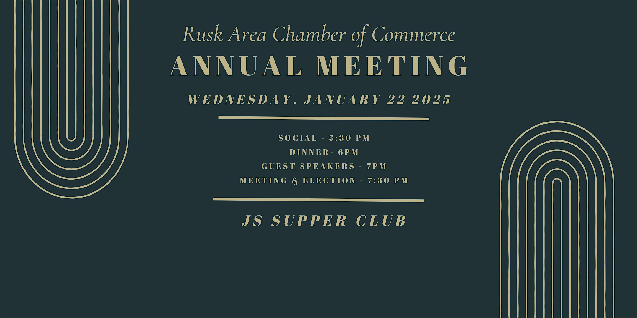 Annual Meeting Rusk Area Chamber of Commerce – Ladysmith, WI