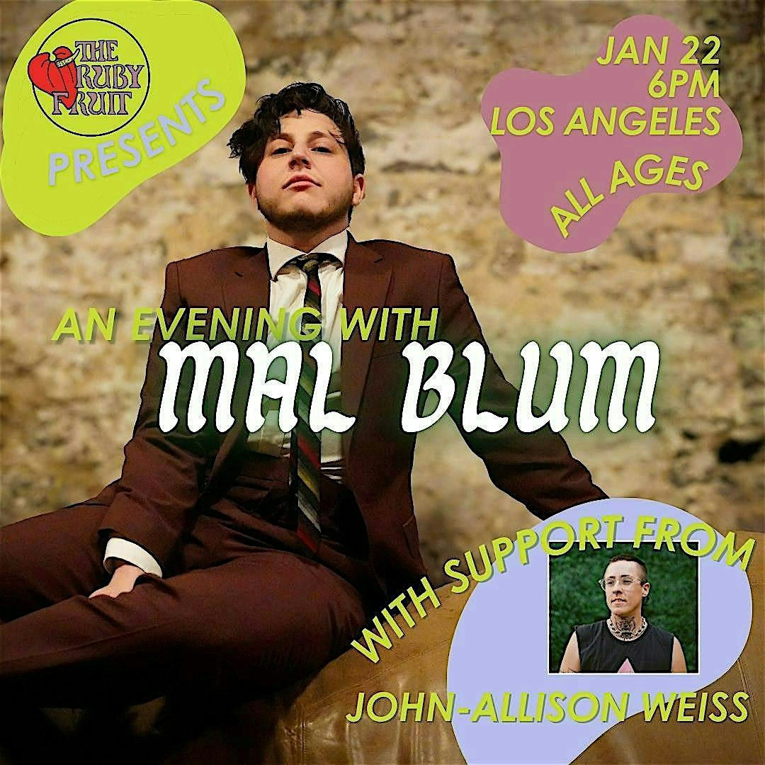 An Evening With Mal Blum (+John-Allison Weiss!) – Los Angeles, CA