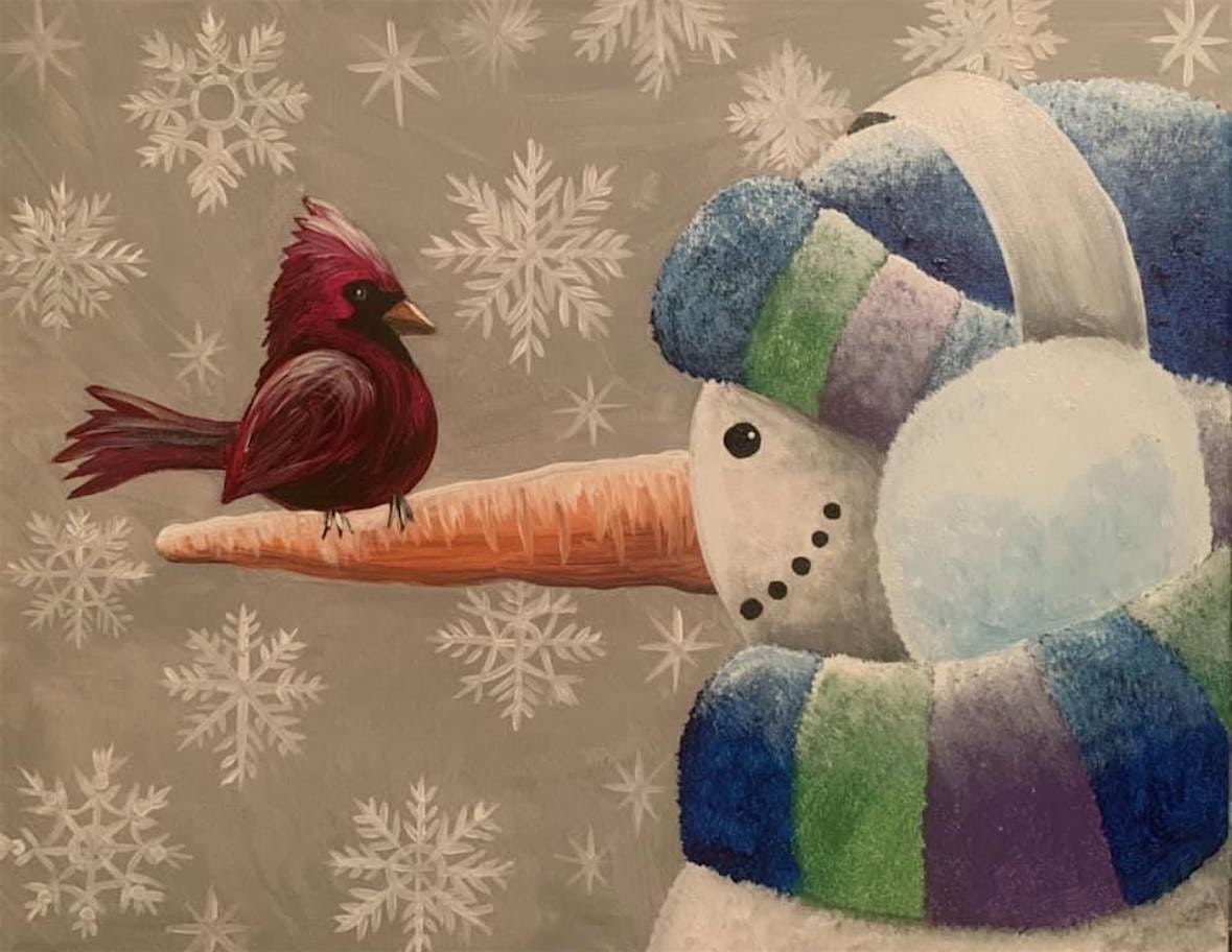 Snowman w/Cardinal – York, PA