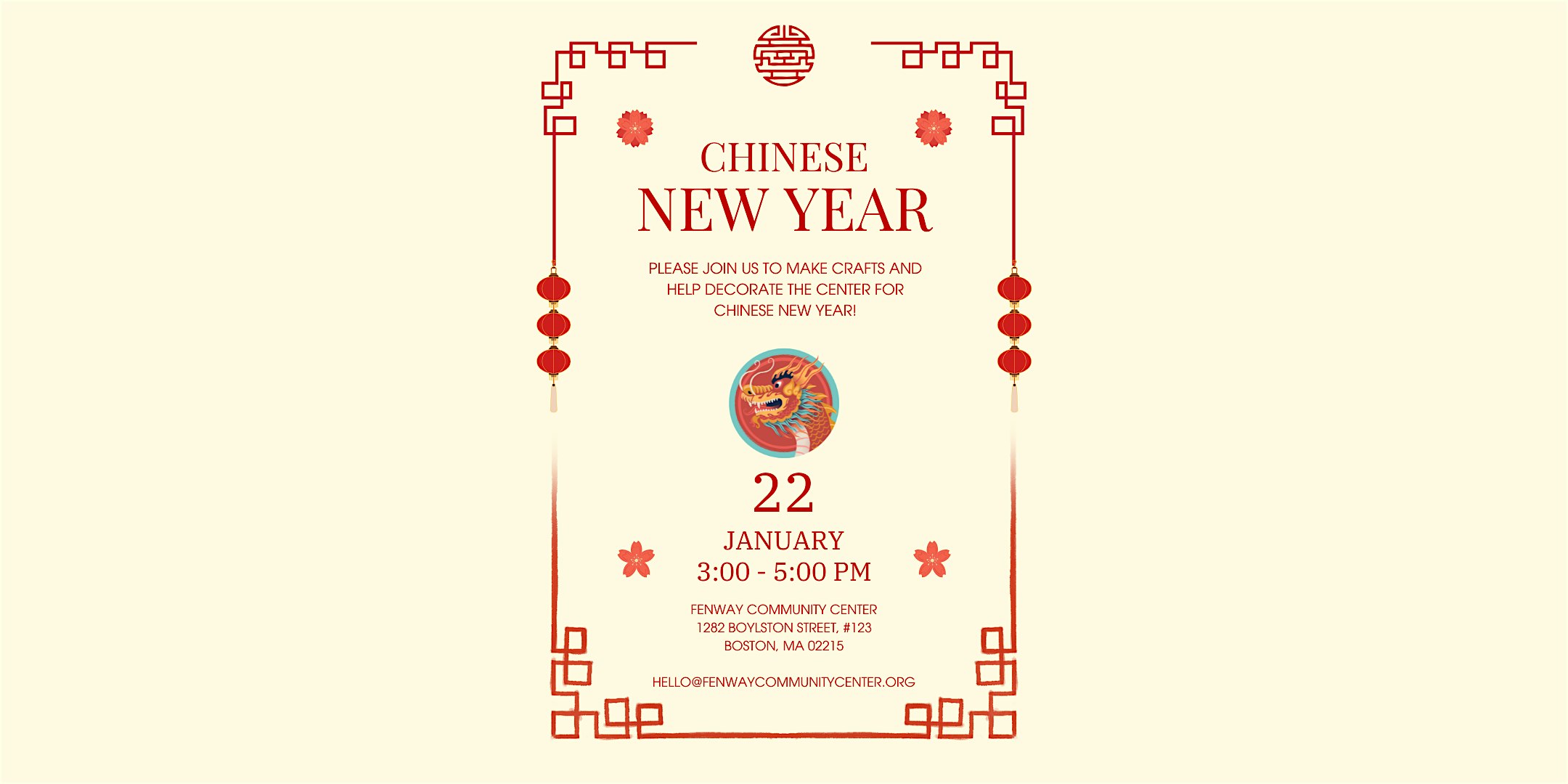 Chinese New Year Crafting – Boston, MA