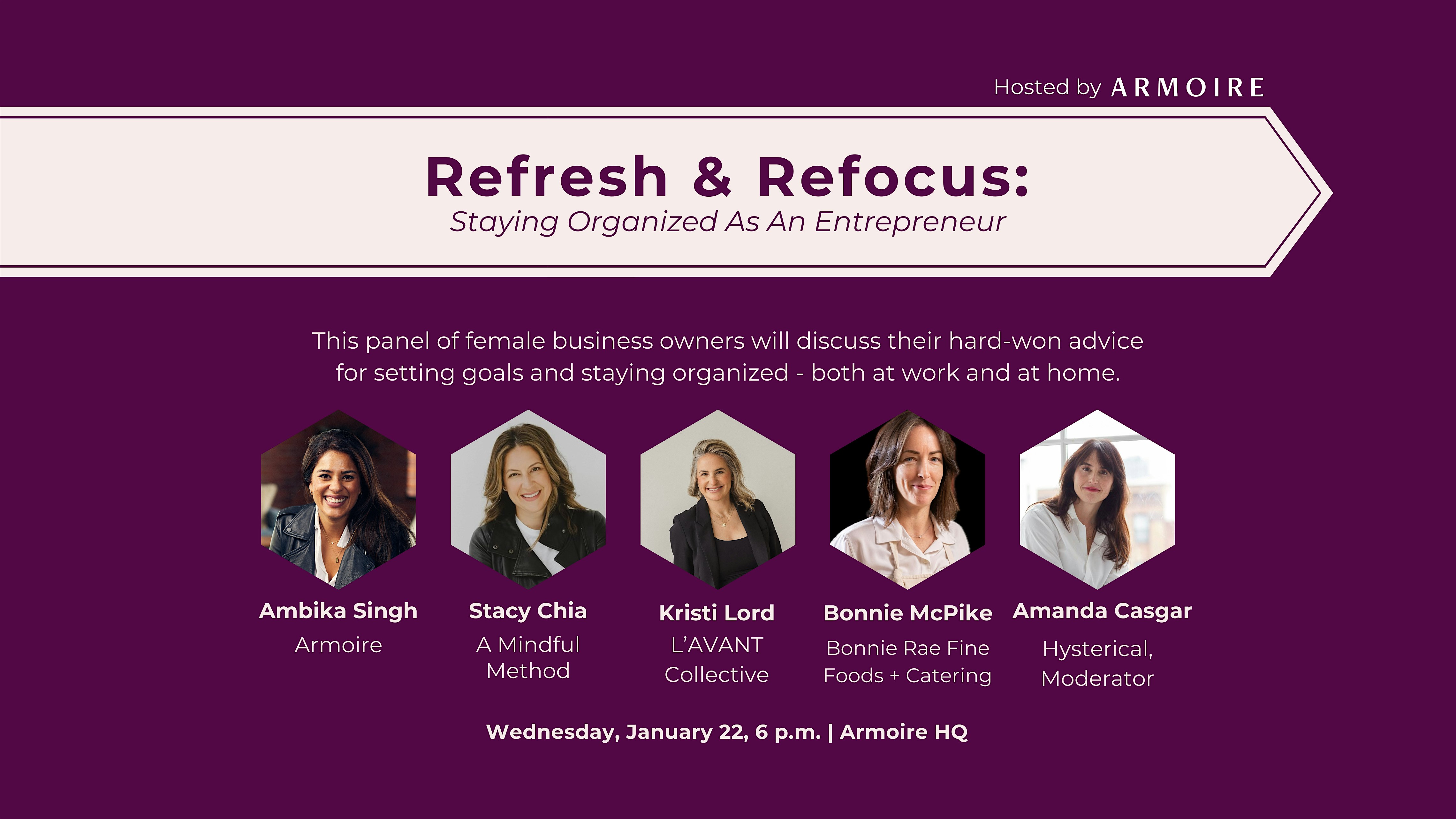 Refresh & Refocus: Staying Organized As An Entrepreneur – Seattle, WA