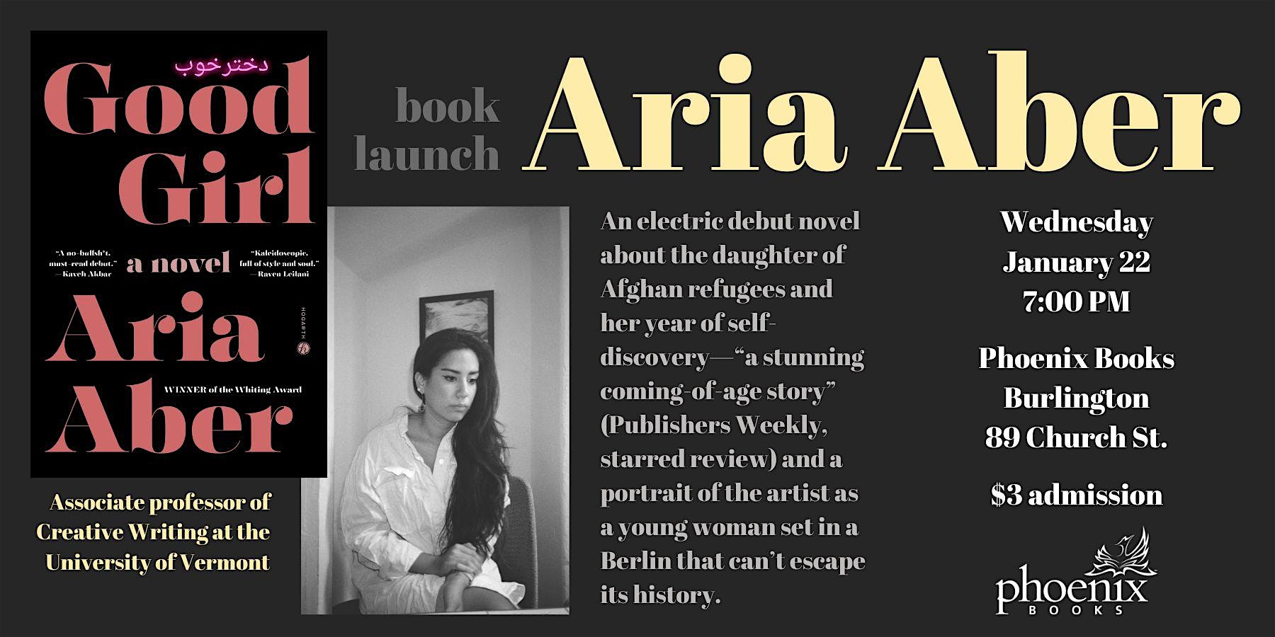 An Evening with Aria Aber: Good Girl – Burlington, VT