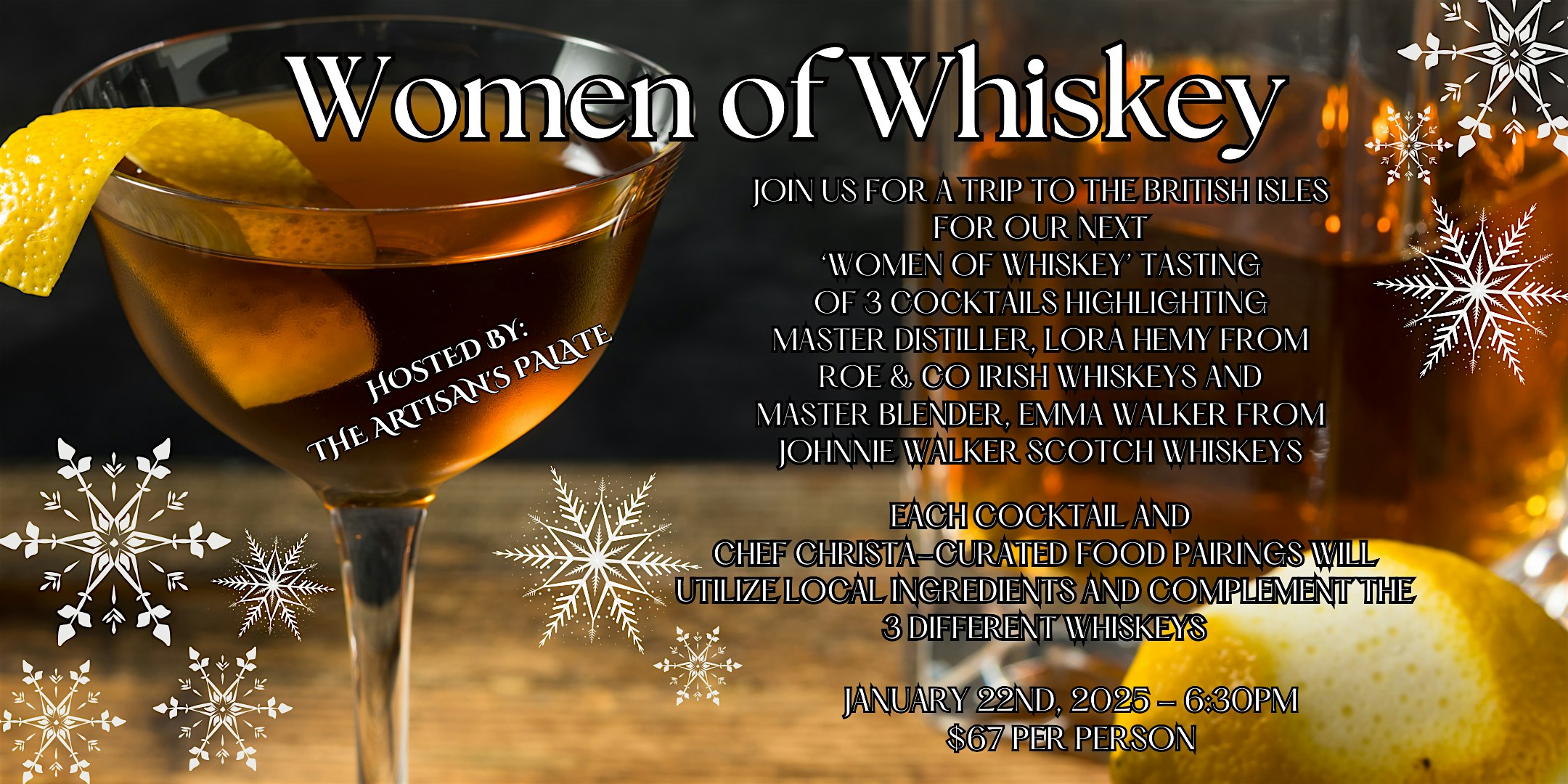 January ‘Women of Whiskey’ Tasting. – Charlotte, NC