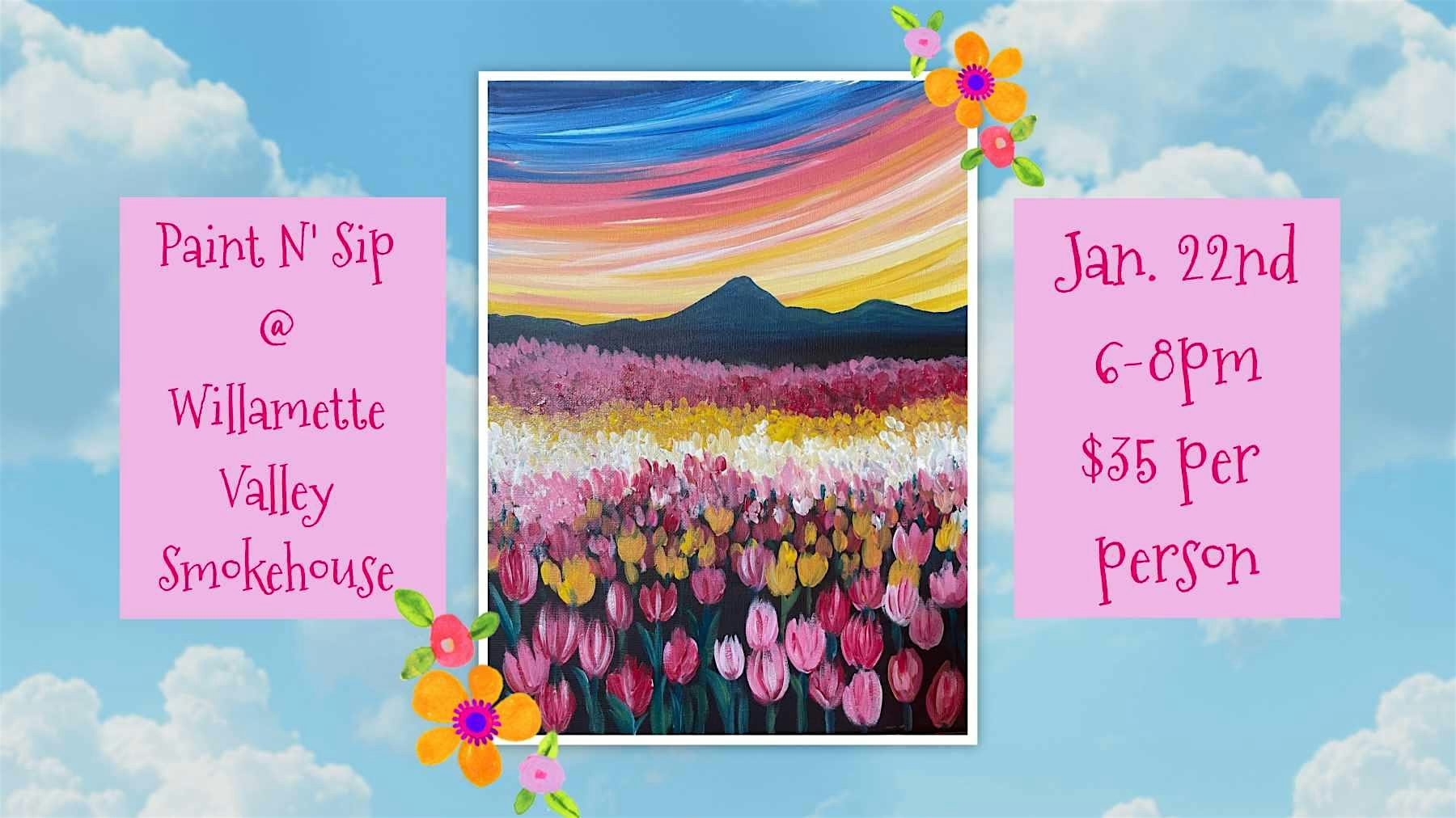 Paint N’ Sip at Willamette Valley Smokehouse – Salem, OR