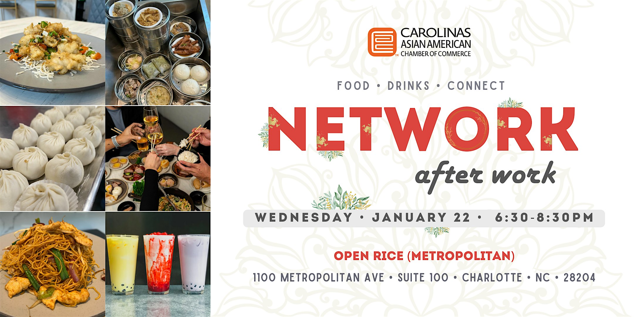 Network After Work: Open Rice (Metropolitan) – Charlotte, NC