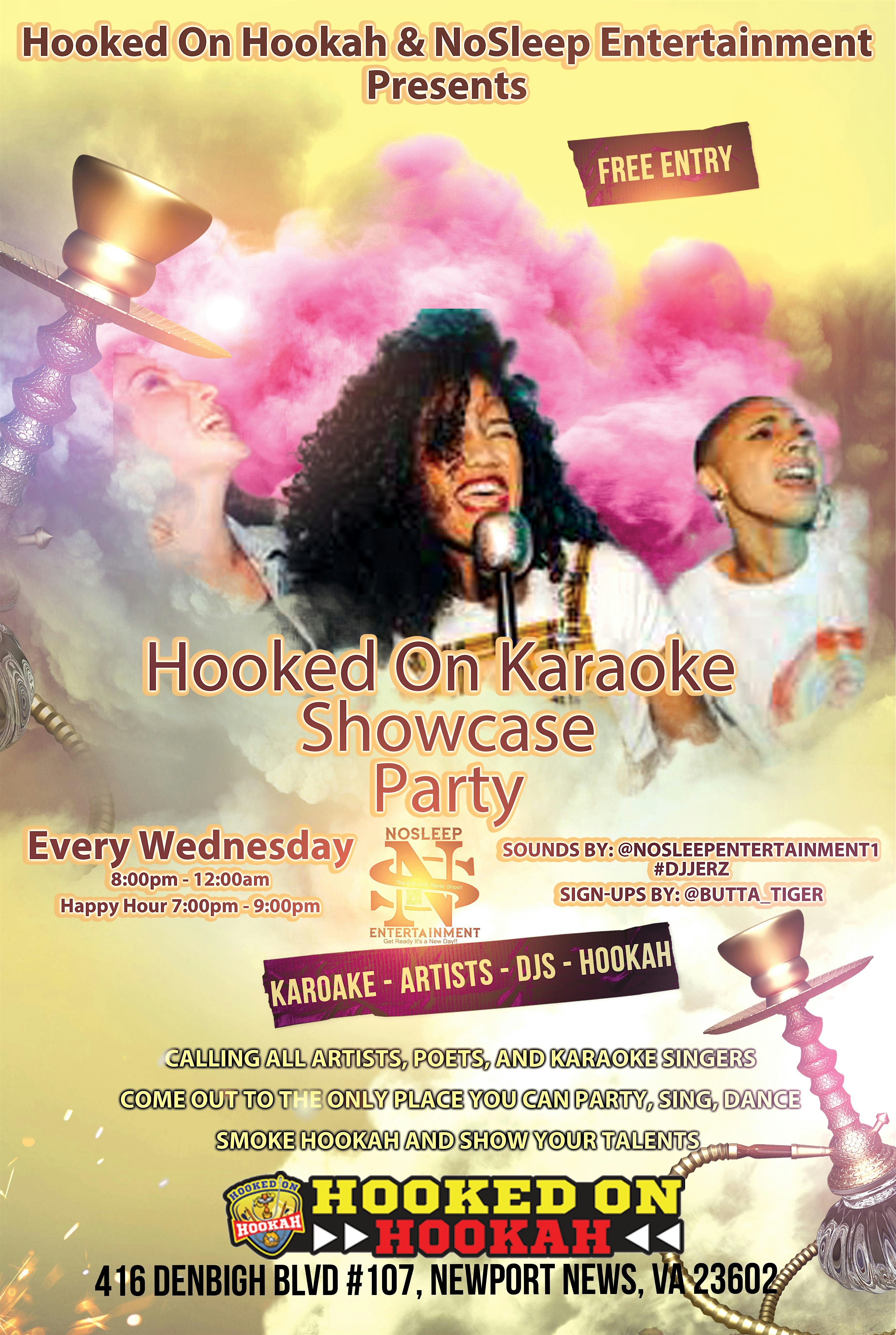 Hooked On Karaoke Showcase Party – Newport News, VA