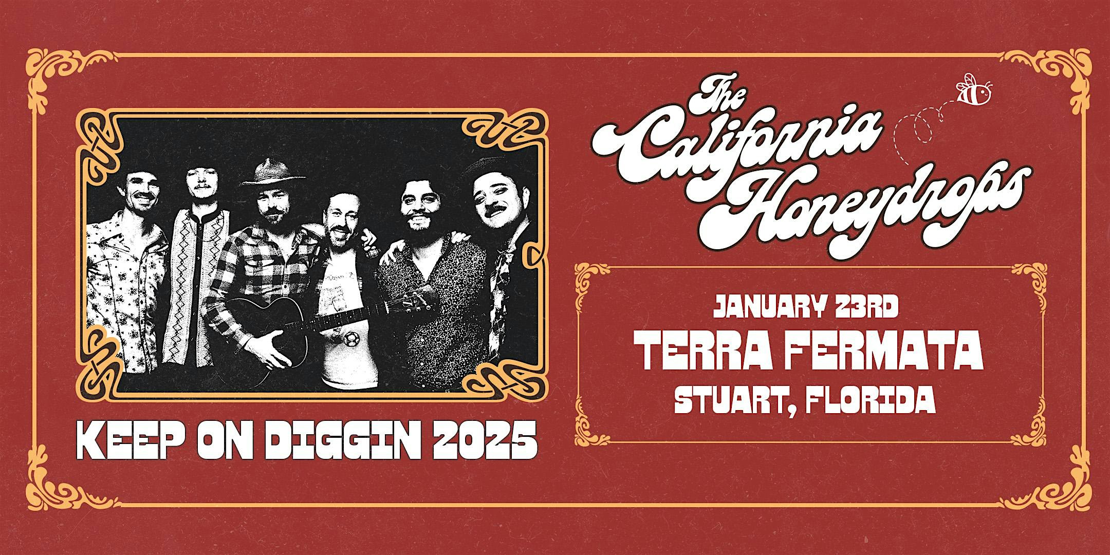 THE CALIFORNIA HONEYDROPS – ‘KEEP ON DIGGIN’ 2025 TOUR – STUART – Stuart, FL