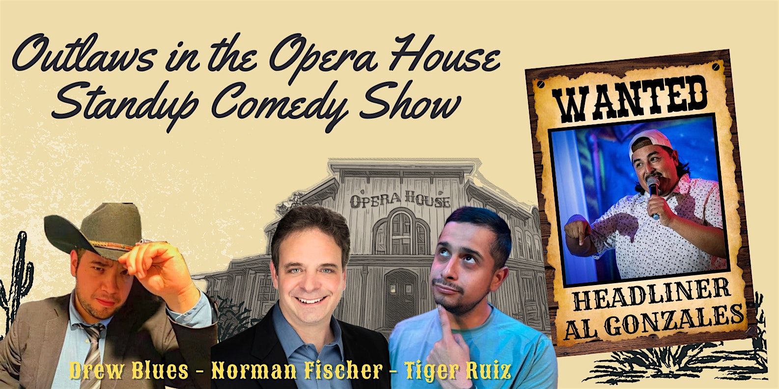 Outlaws in the Opera House Standup Comedy Show – Wimberley, TX