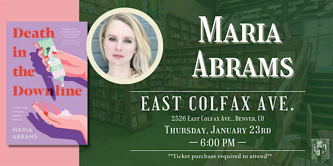 Maria Abrams Live at Tattered Cover Colfax – Denver, CO