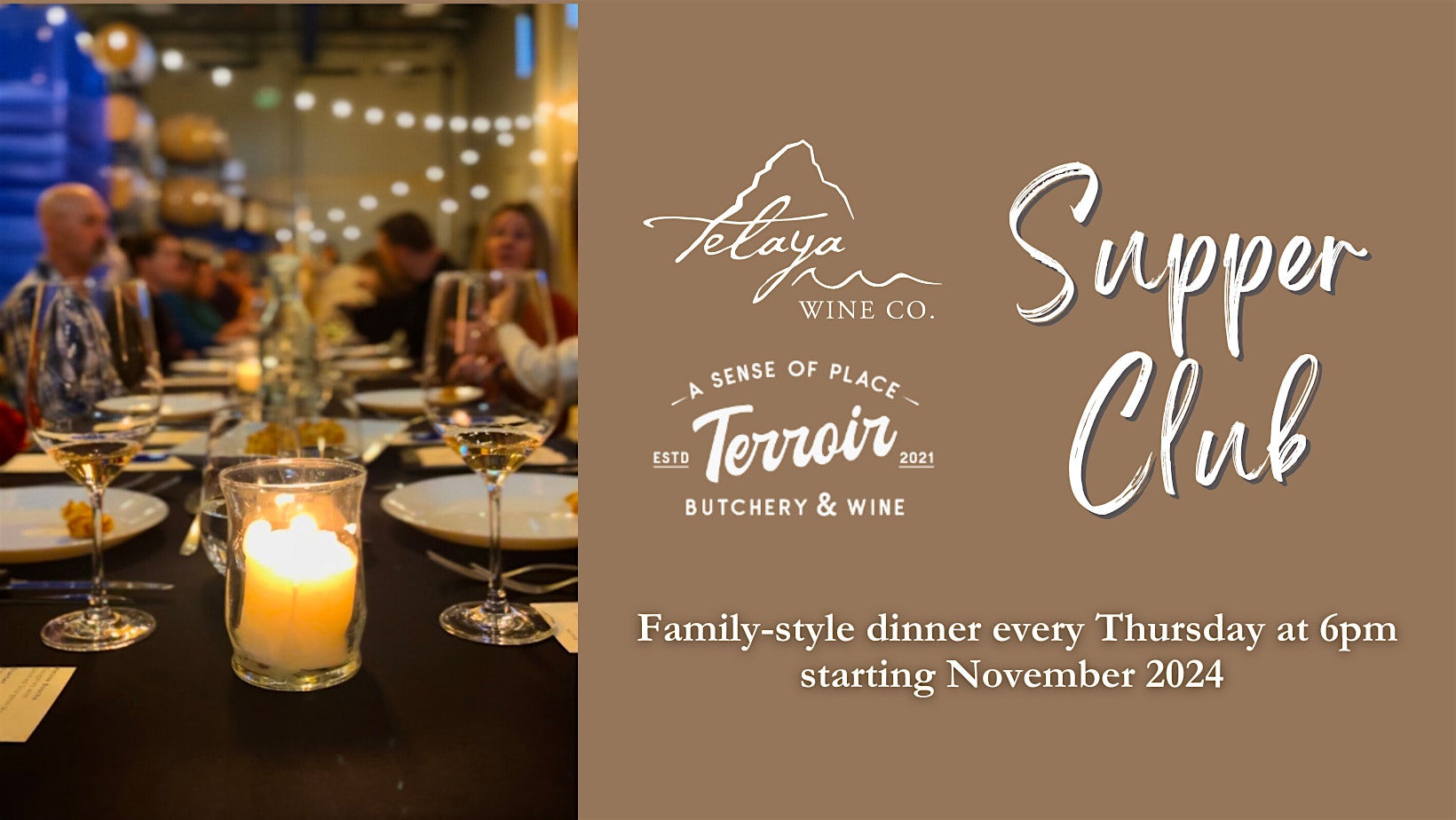 Supper Club with Terroir – Garden City, ID