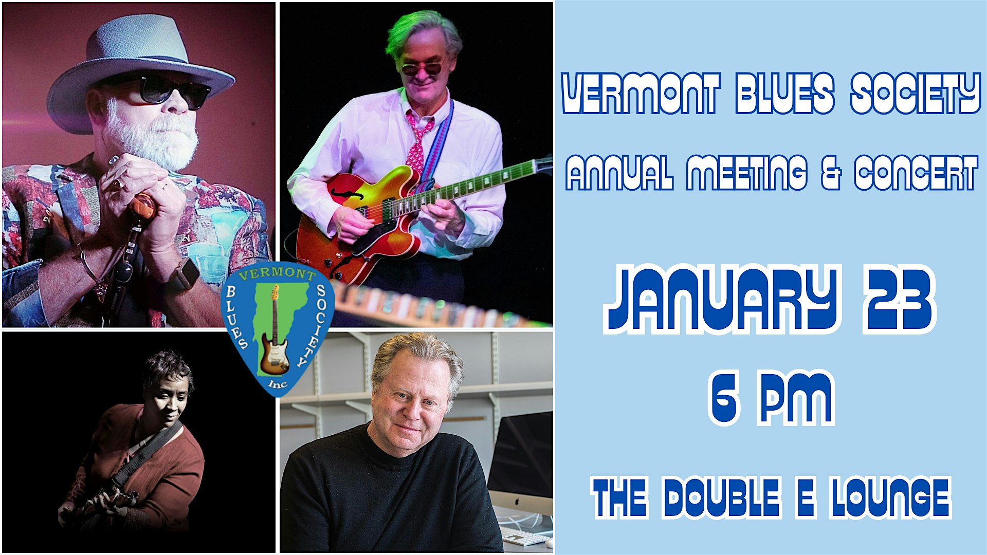 Vermont Blues Society: Annual Meeting and Concert – Essex, VT