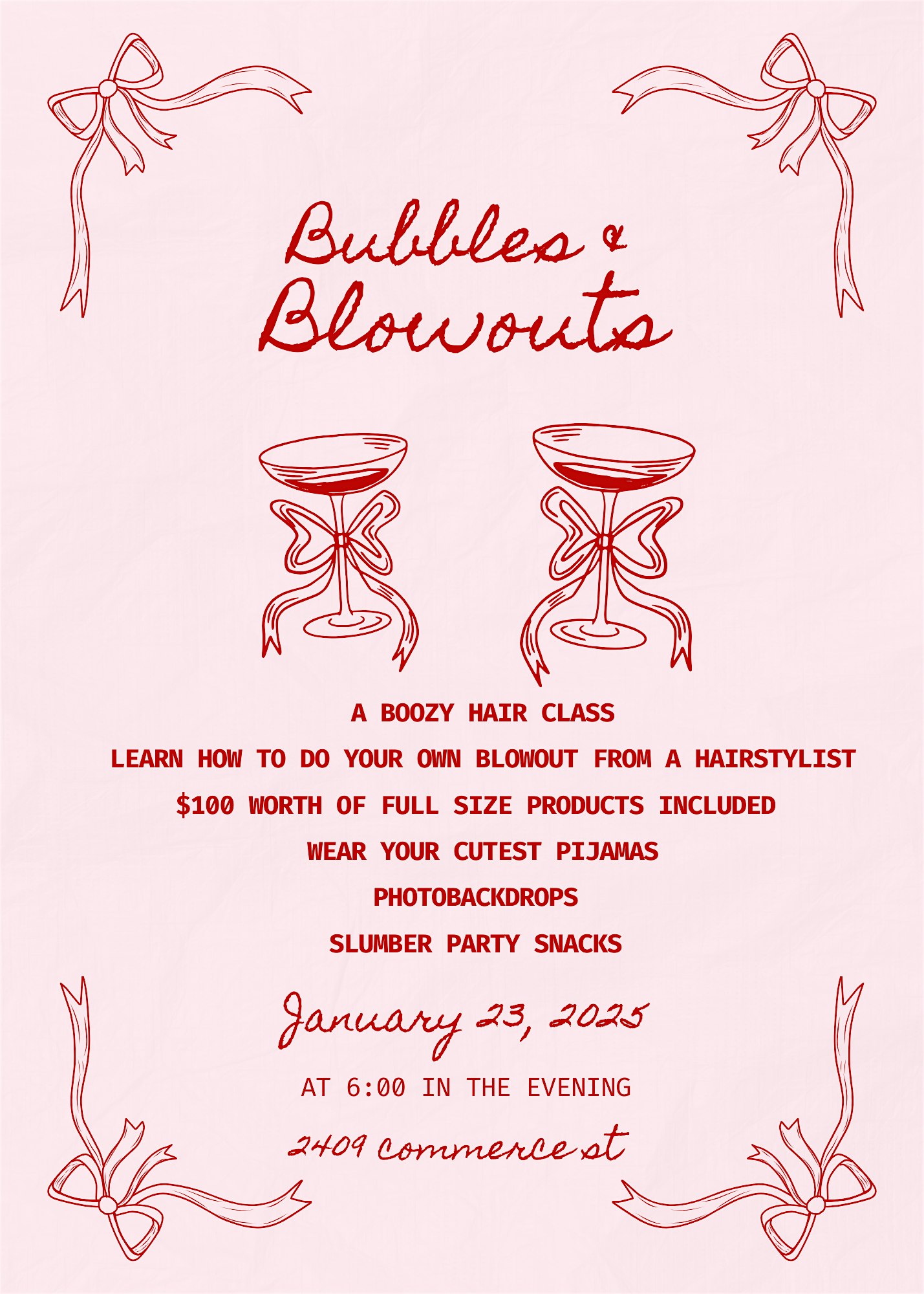 Bubbles and Blowouts – Houston, TX