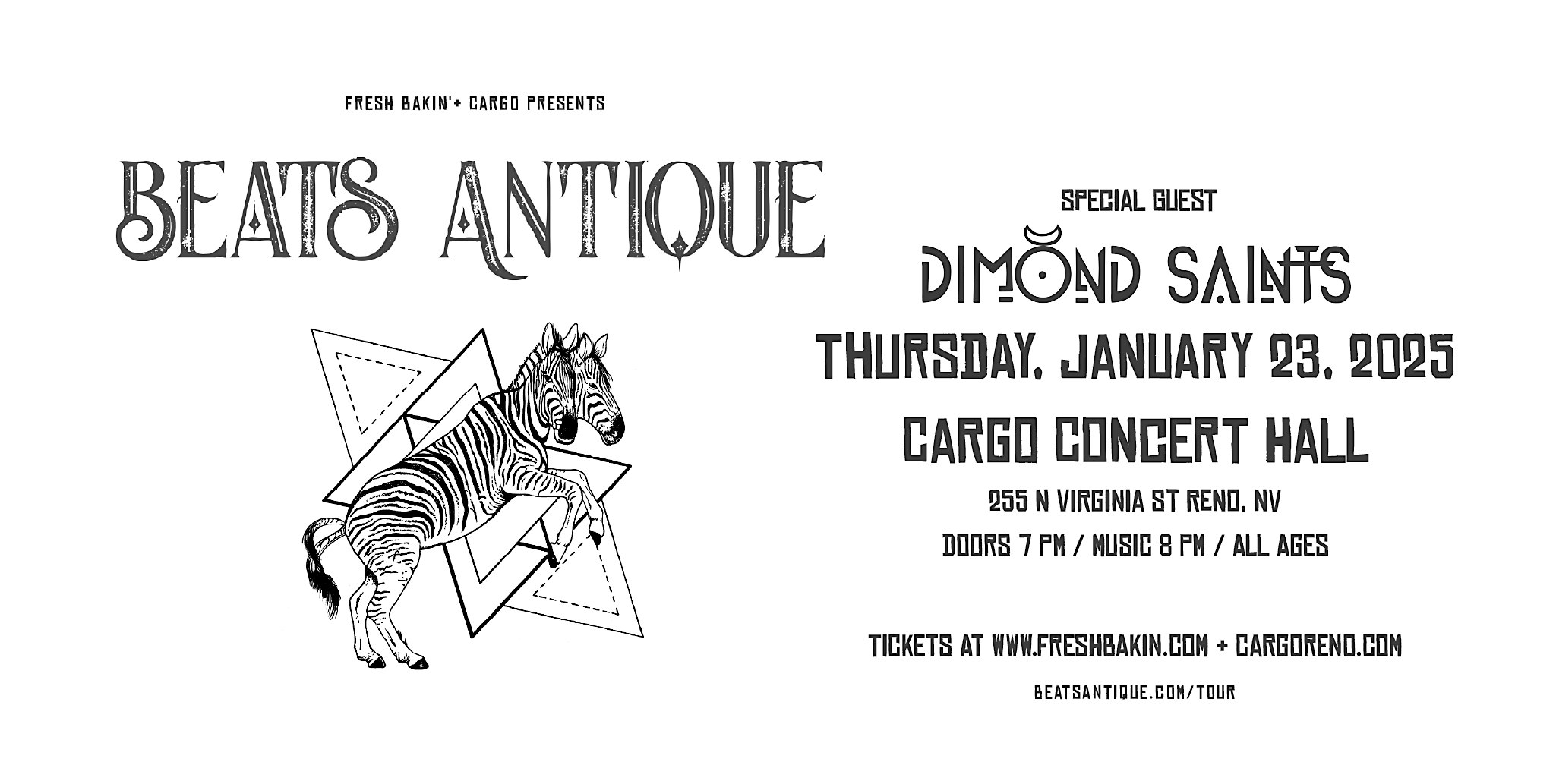 Beats Antique at Cargo Concert Hall – Reno, NV