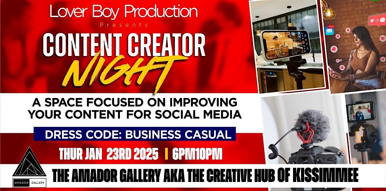 Content Creator Night – Kissimmee, FL