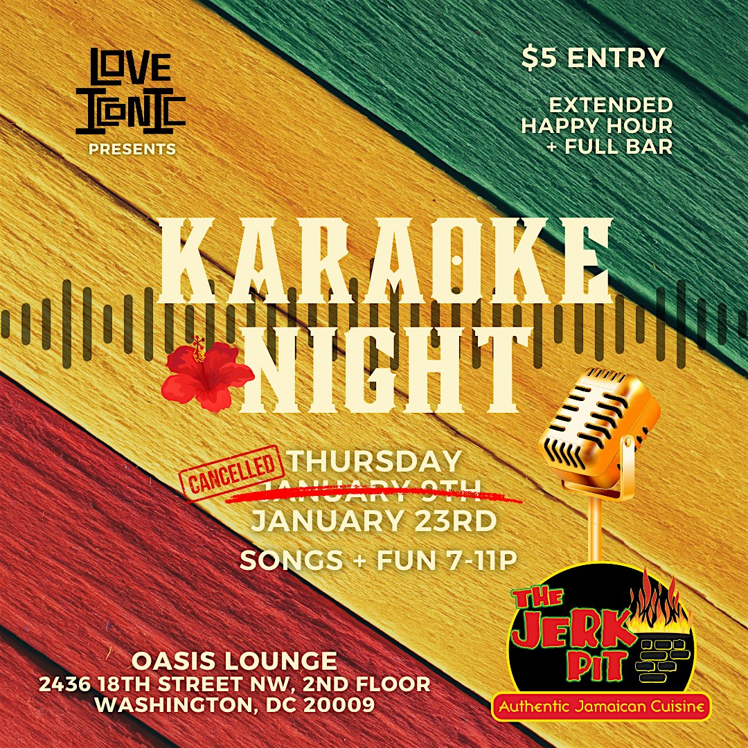 Karaoke Night at The Jerk Pit | Adams Morgan – Washington, DC