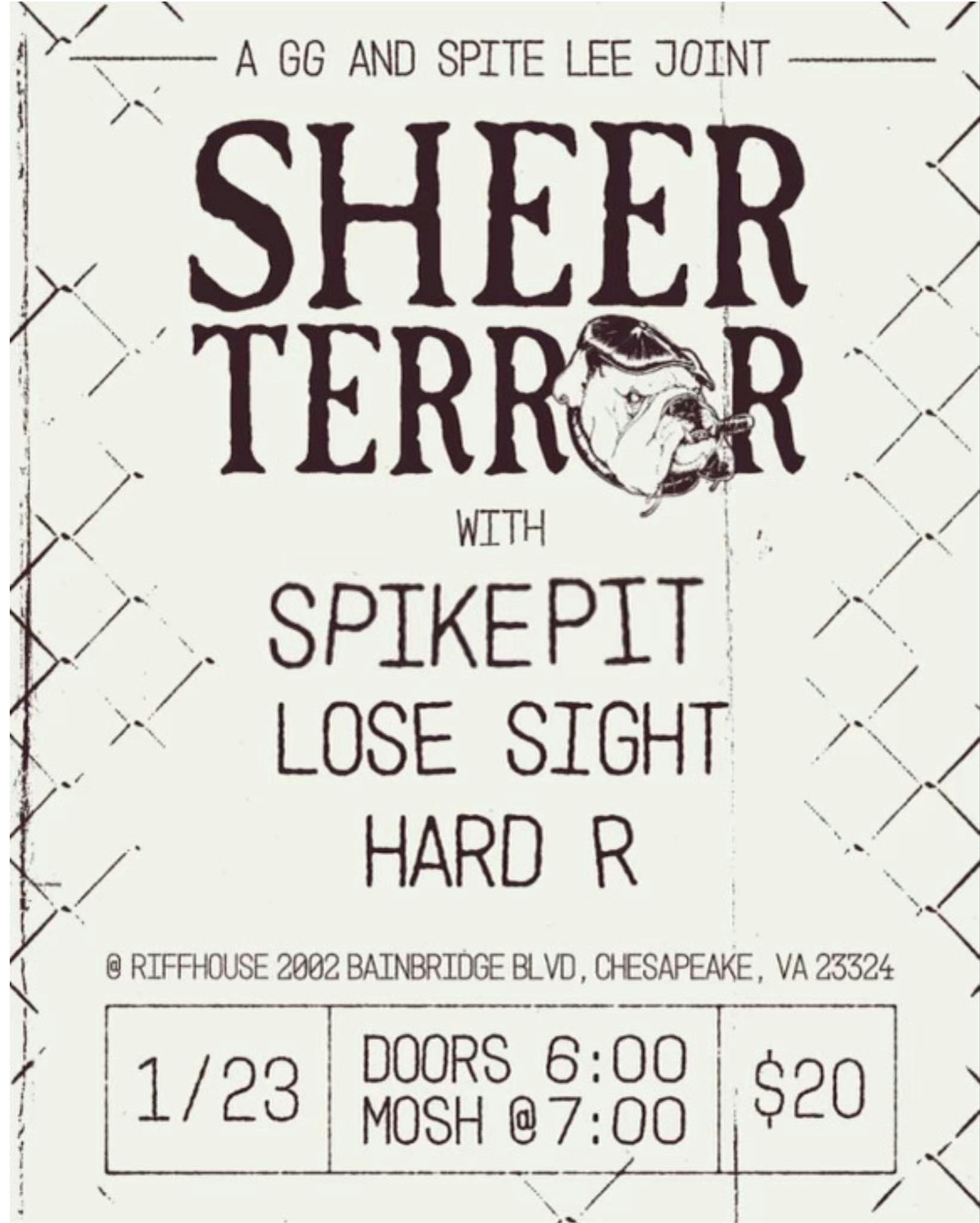 SHEER TERROR – Chesapeake, VA