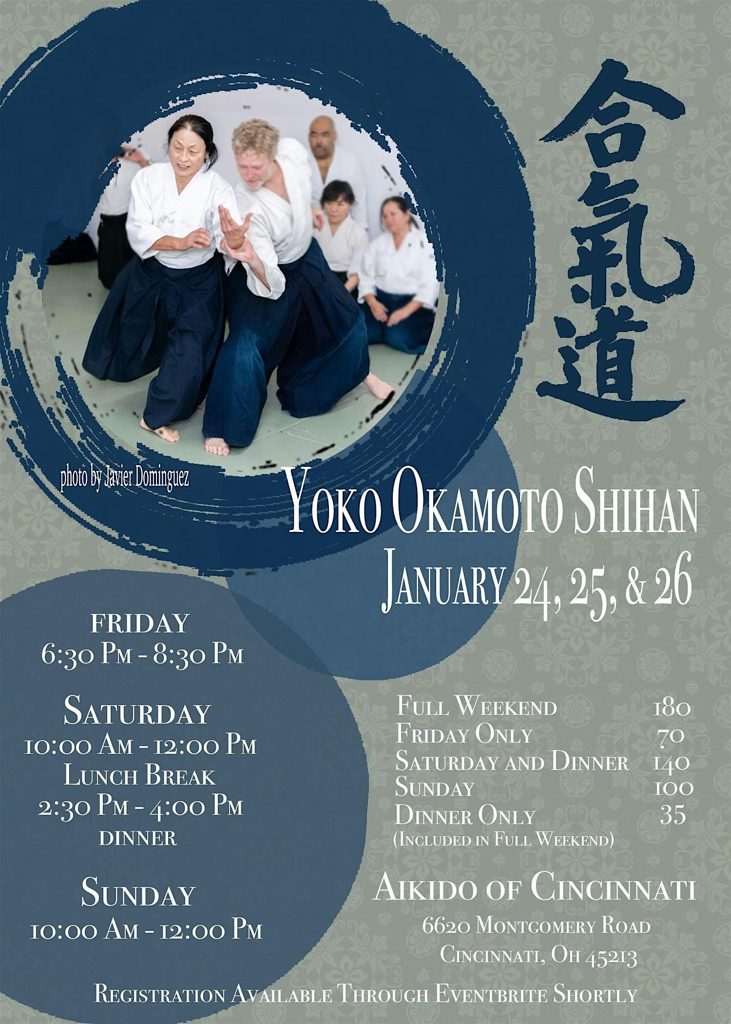 Yoko Okamoto Shihan Seminar – Cincinnati, OH