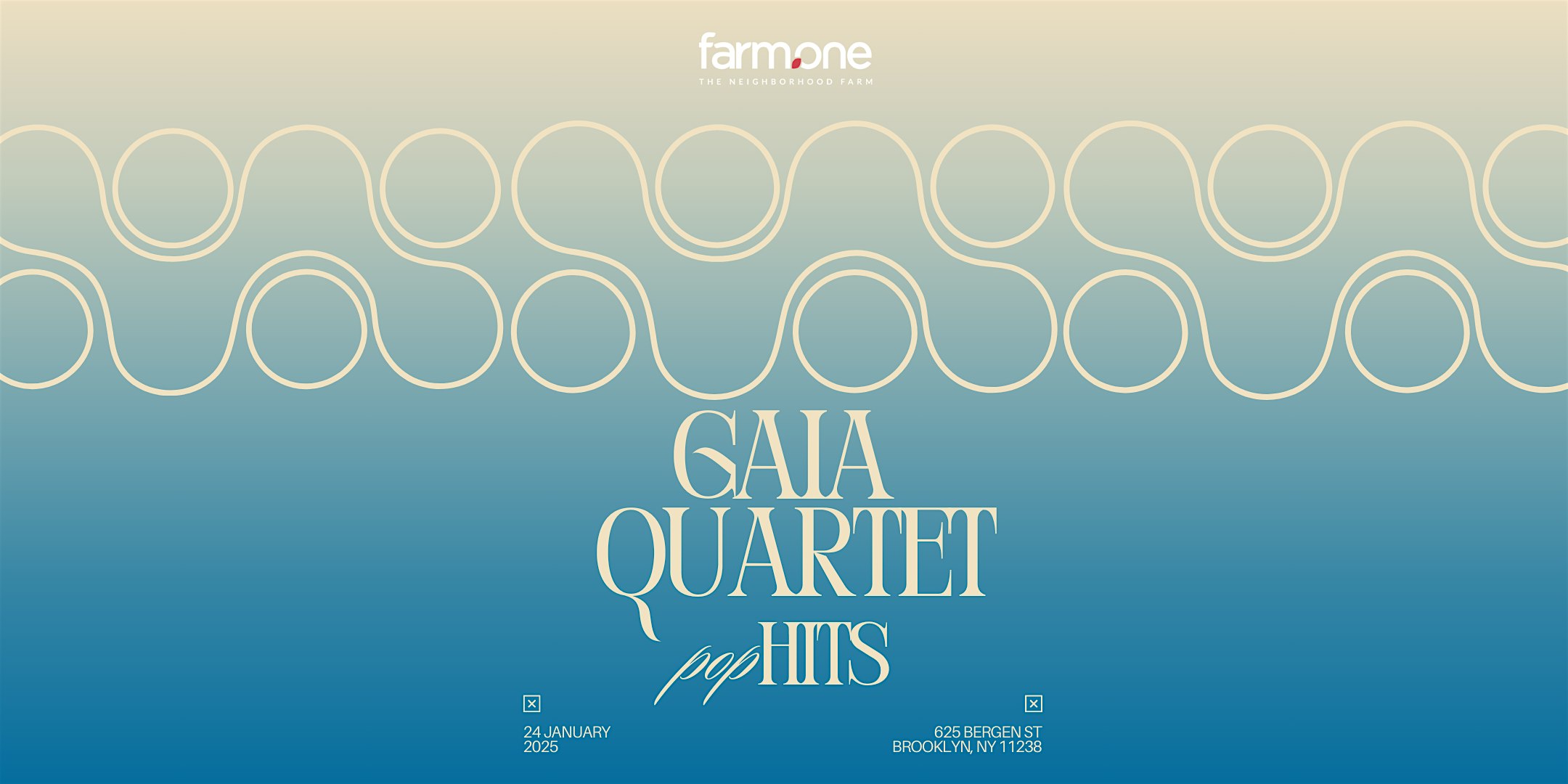 Gaia Quartet – Pop Hits at Farm.One – Brooklyn, NY