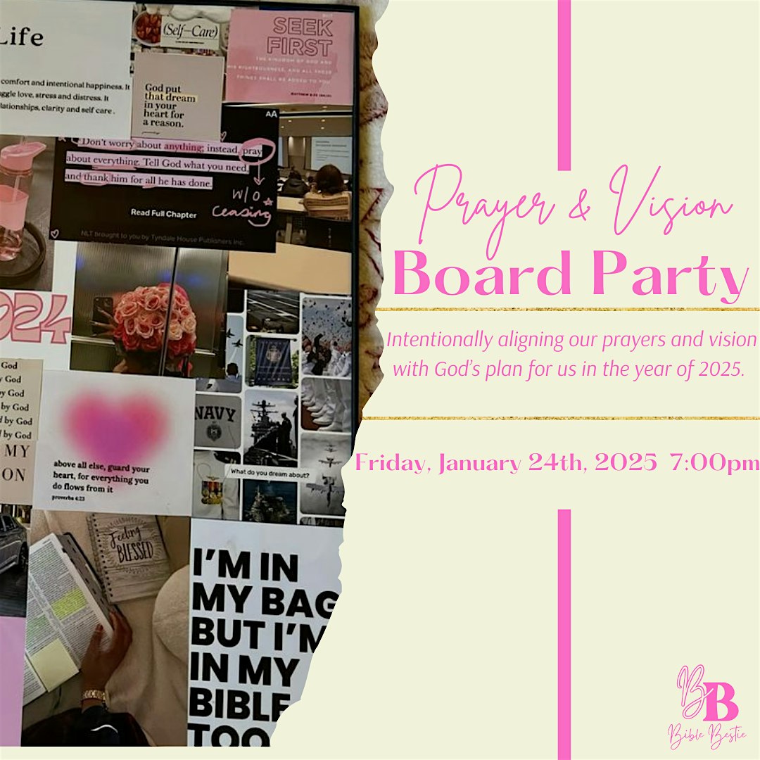 Bible Bestie: Vision and Prayer Board Party – Kansas City, MO