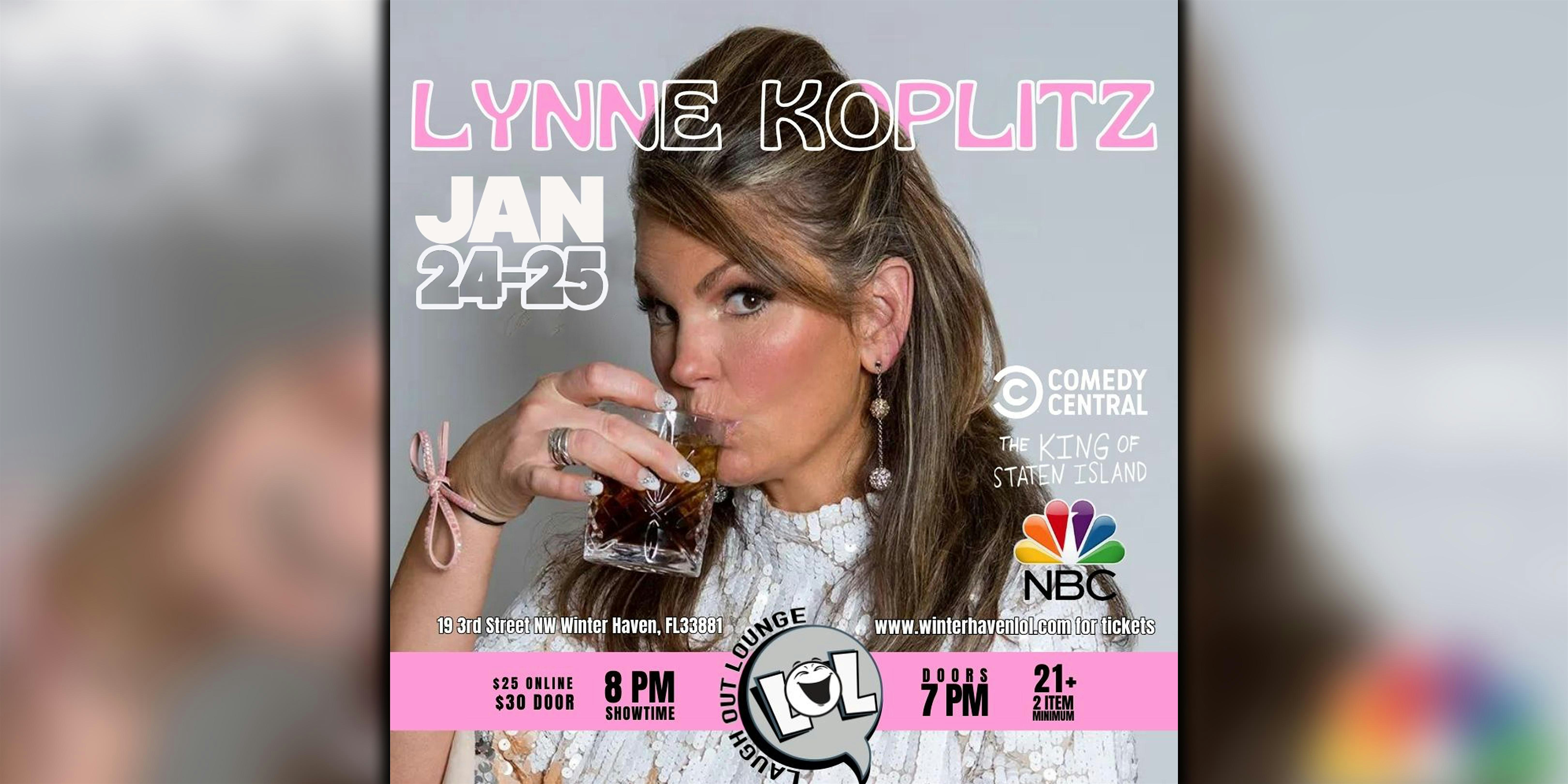 Lynne Koplitz from King of Staten Island! (Friday Night) – Winter Haven, FL