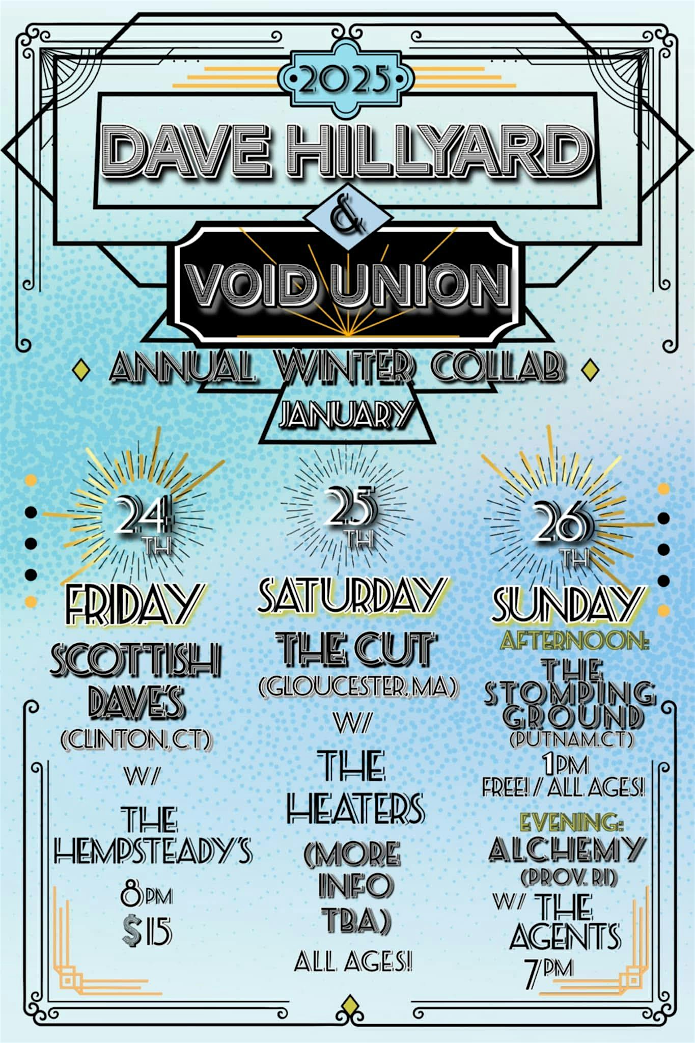 Void Union w/Dave Hillyard (of the Slackers) & The Hempsteadys – Clinton, CT