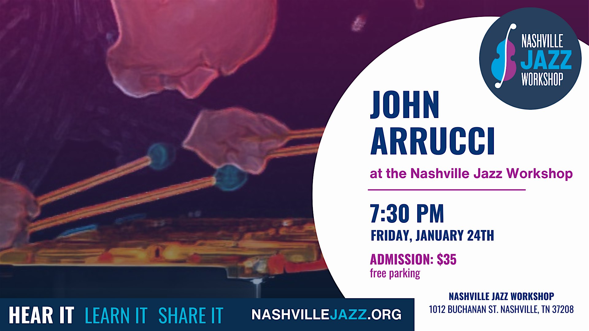 John Arrucci at the Nashville Jazz Workshop – Nashville, TN