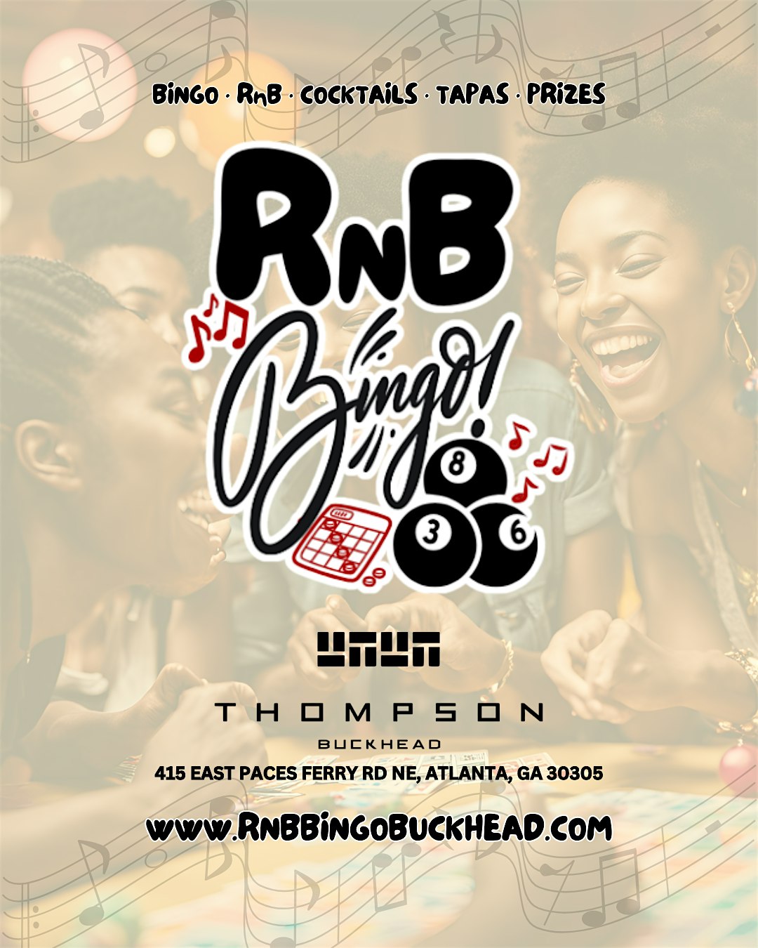 RnB Bingo: Buckhead Jan. 24 – Atlanta, GA